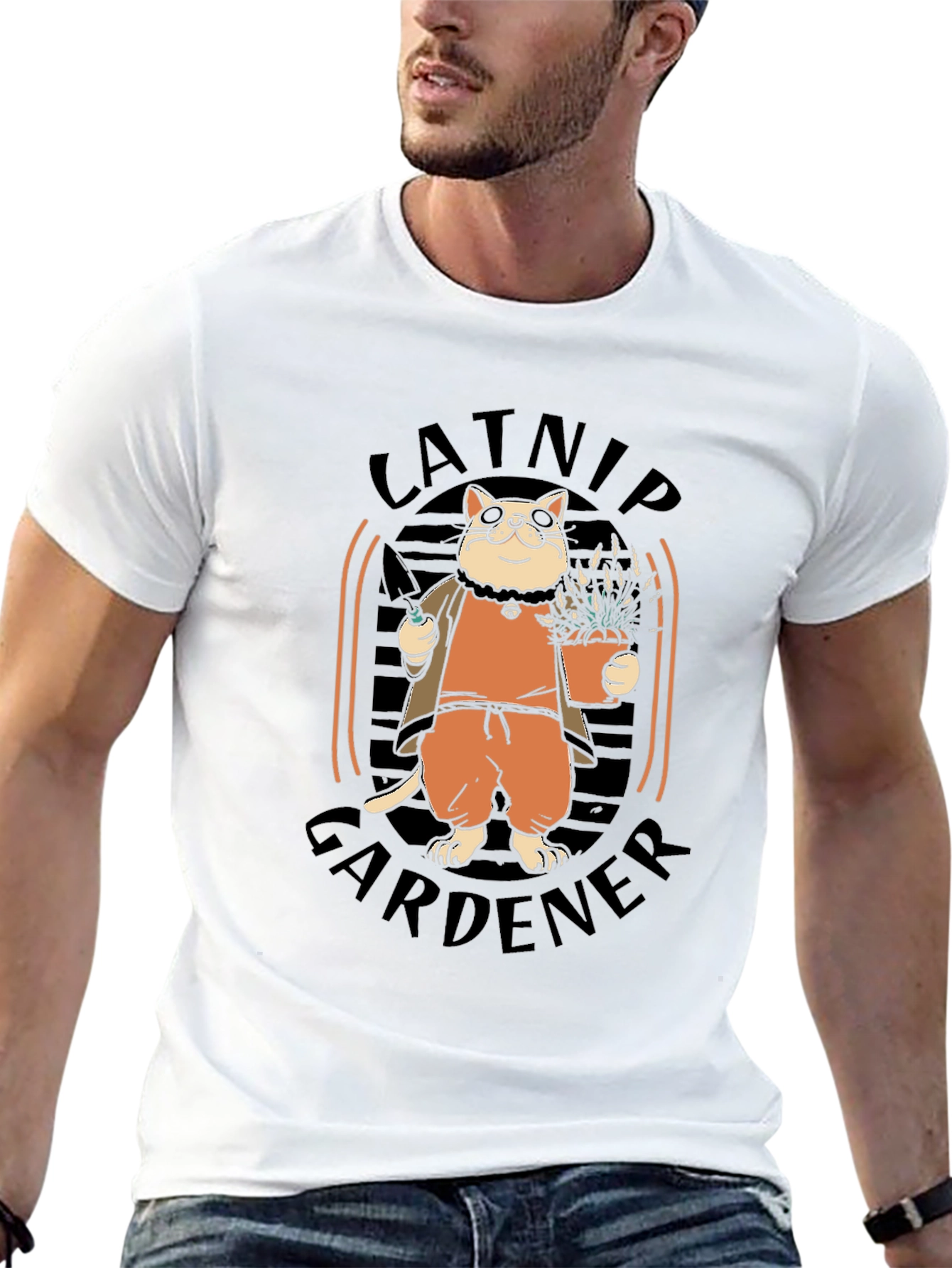 Catnip Gardener T-Shirt - Cute Cat Lover Tee