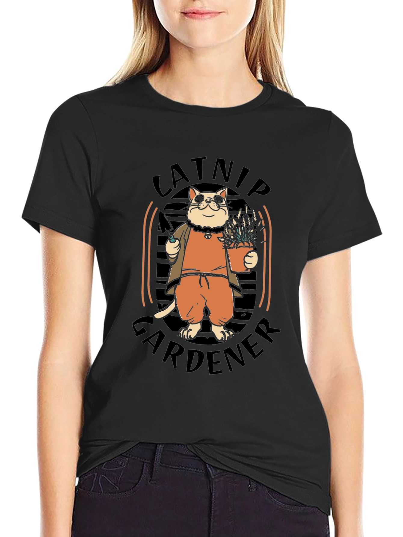 Catnip Gardener T-Shirt - Cute Cat Lover Tee
