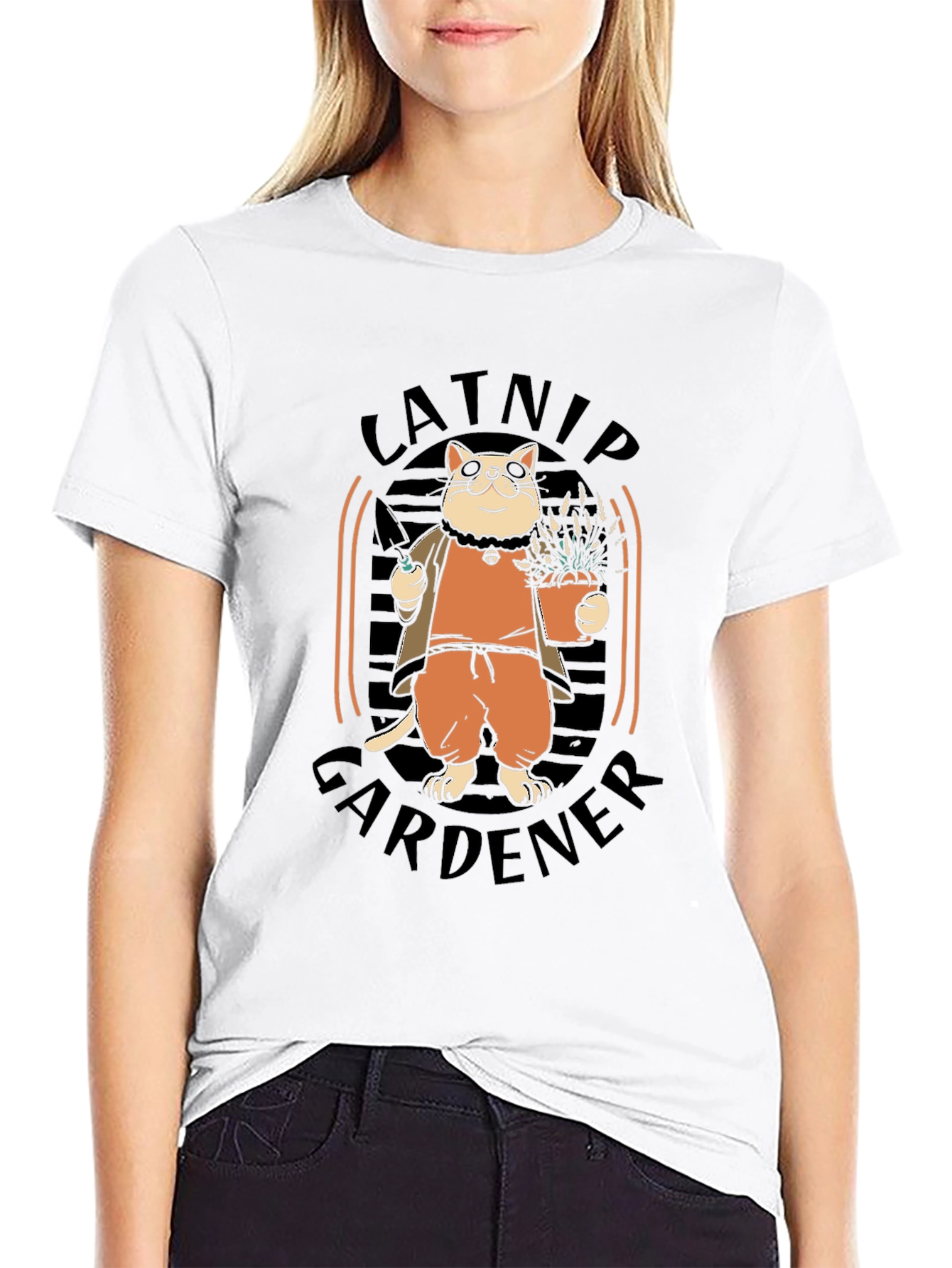 Catnip Gardener T-Shirt - Cute Cat Lover Tee