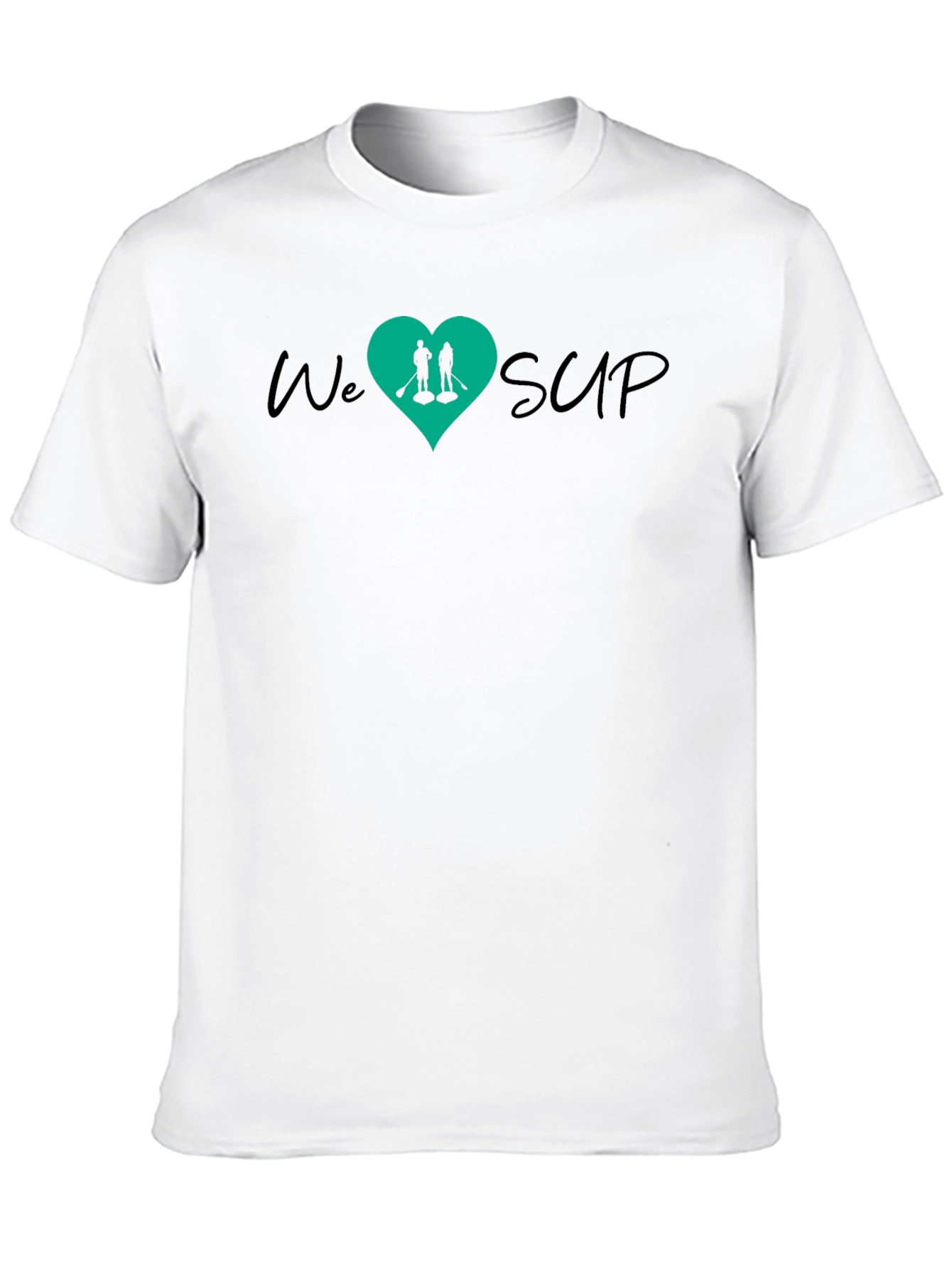 We Heart SUP T-Shirt - Paddle Boarding Tee