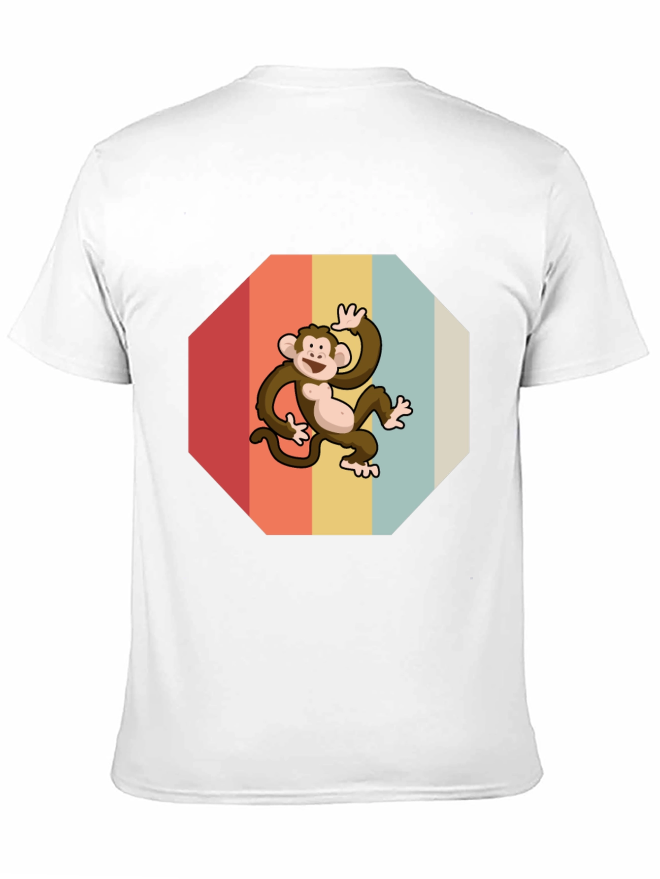 Retro Monkey Graphic Tee - Fun & Stylish