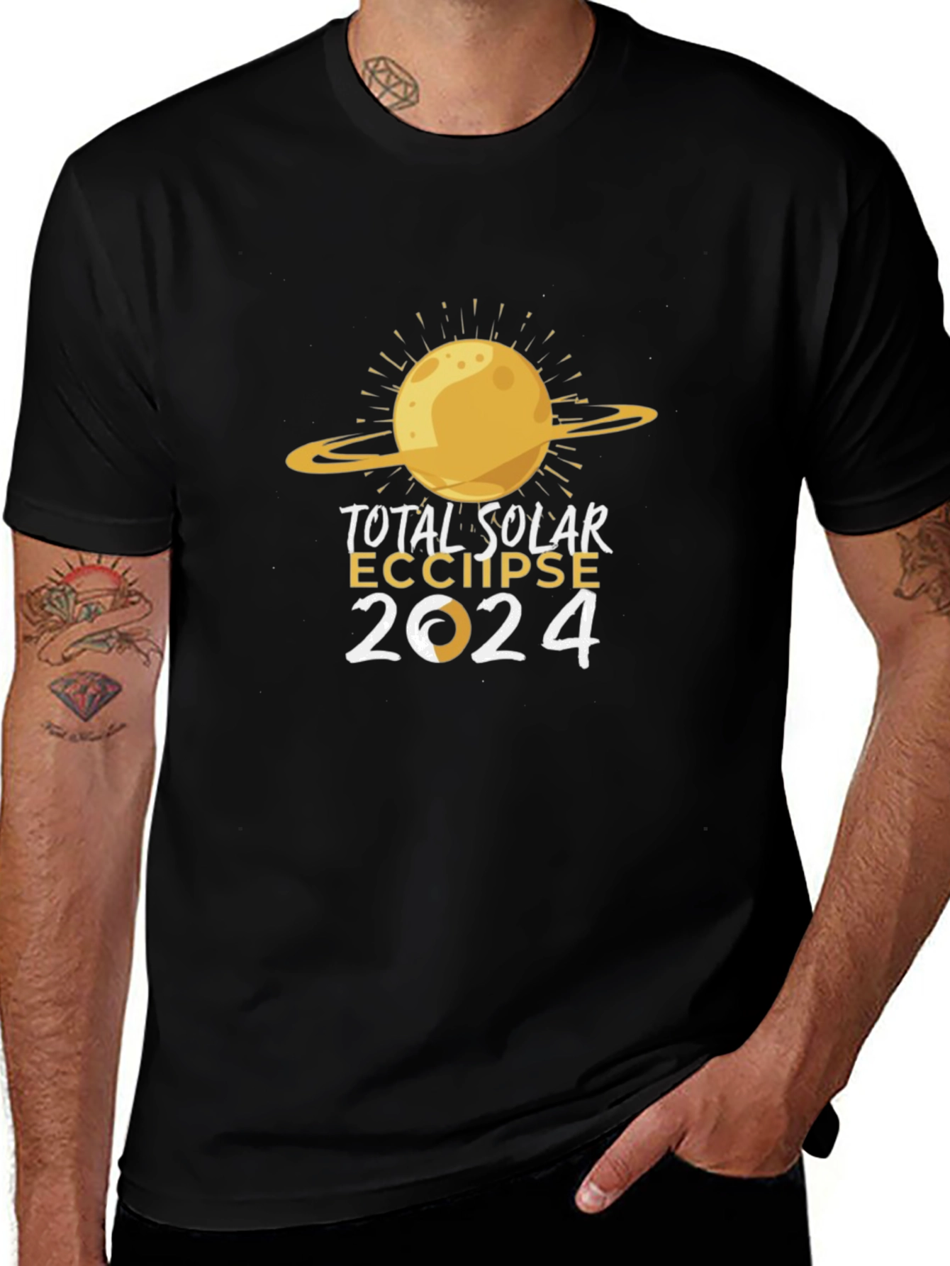 Total Solar Eclipse 2024 Graphic Tee