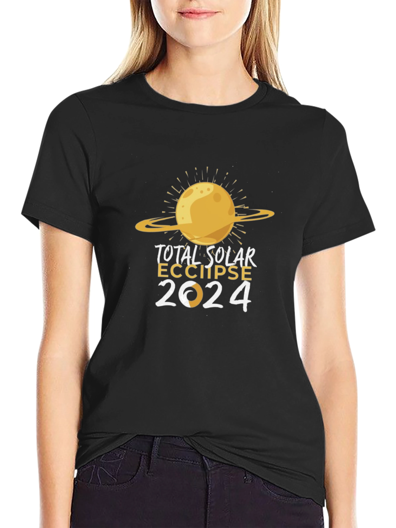 Total Solar Eclipse 2024 Graphic Tee
