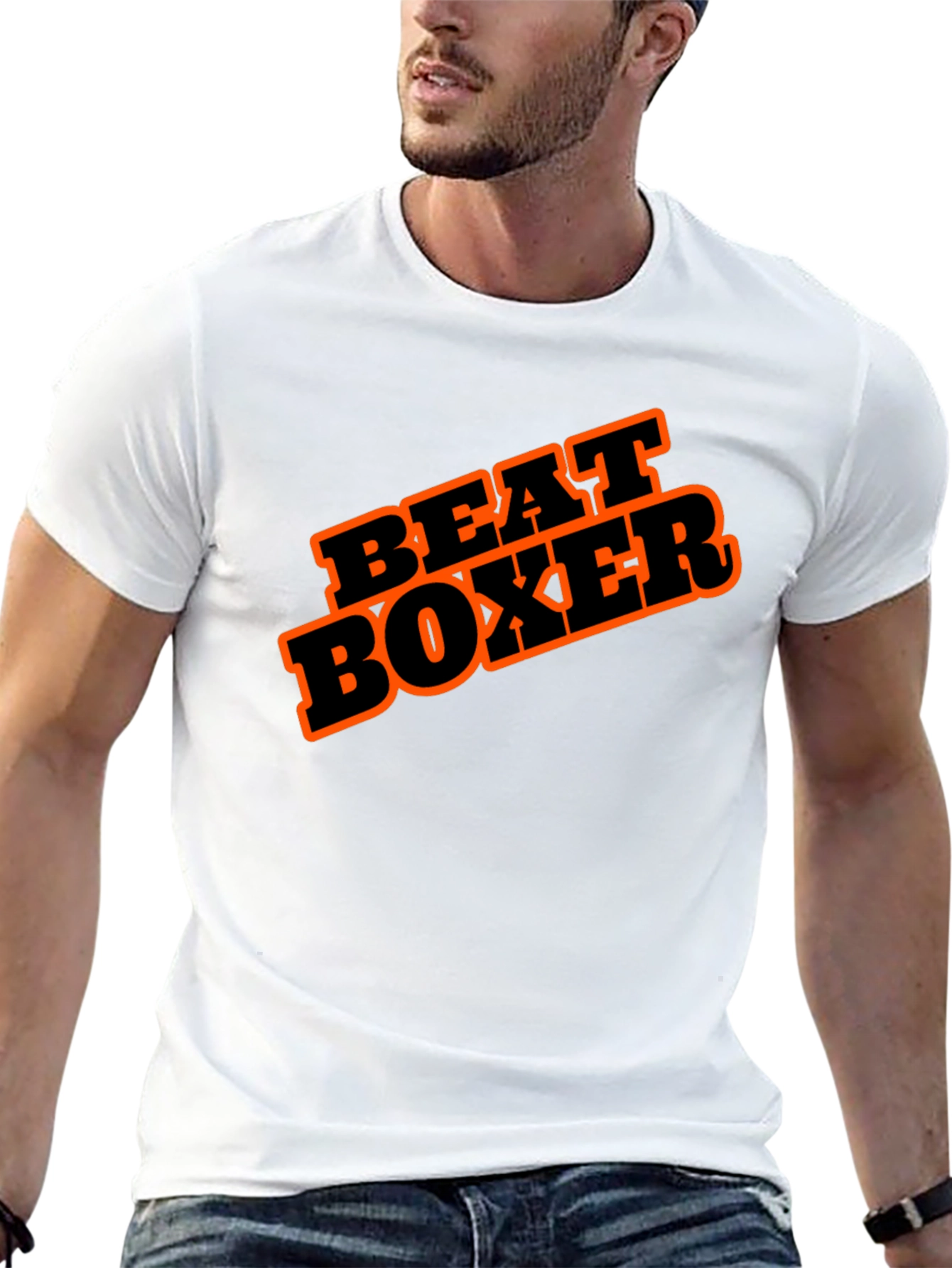 Beat Boxer Graphic Tee - Black