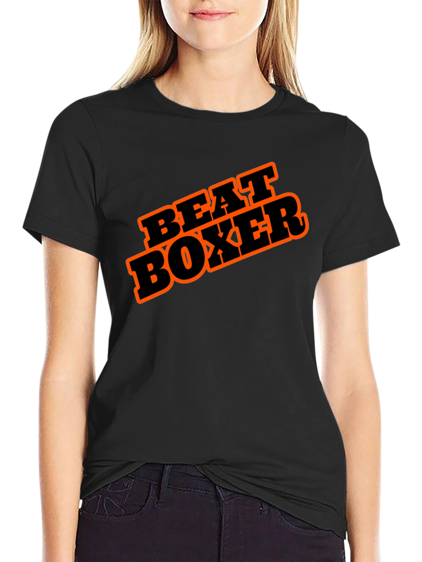 Beat Boxer Graphic Tee - Black