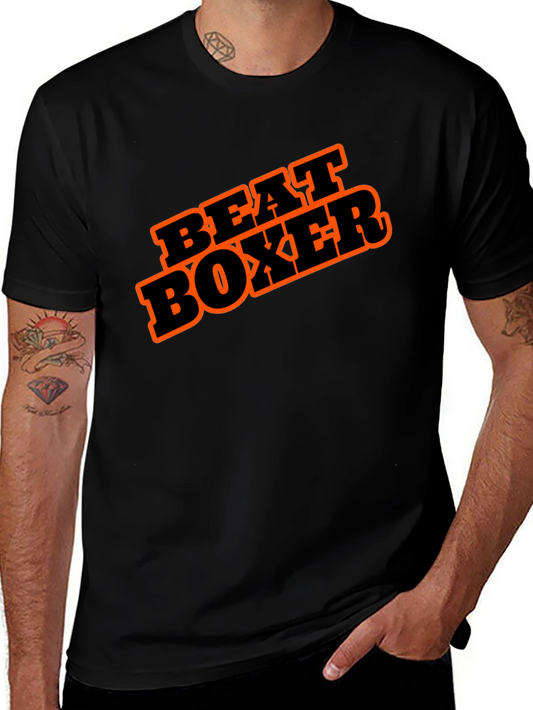 Beat Boxer Graphic Tee - Black
