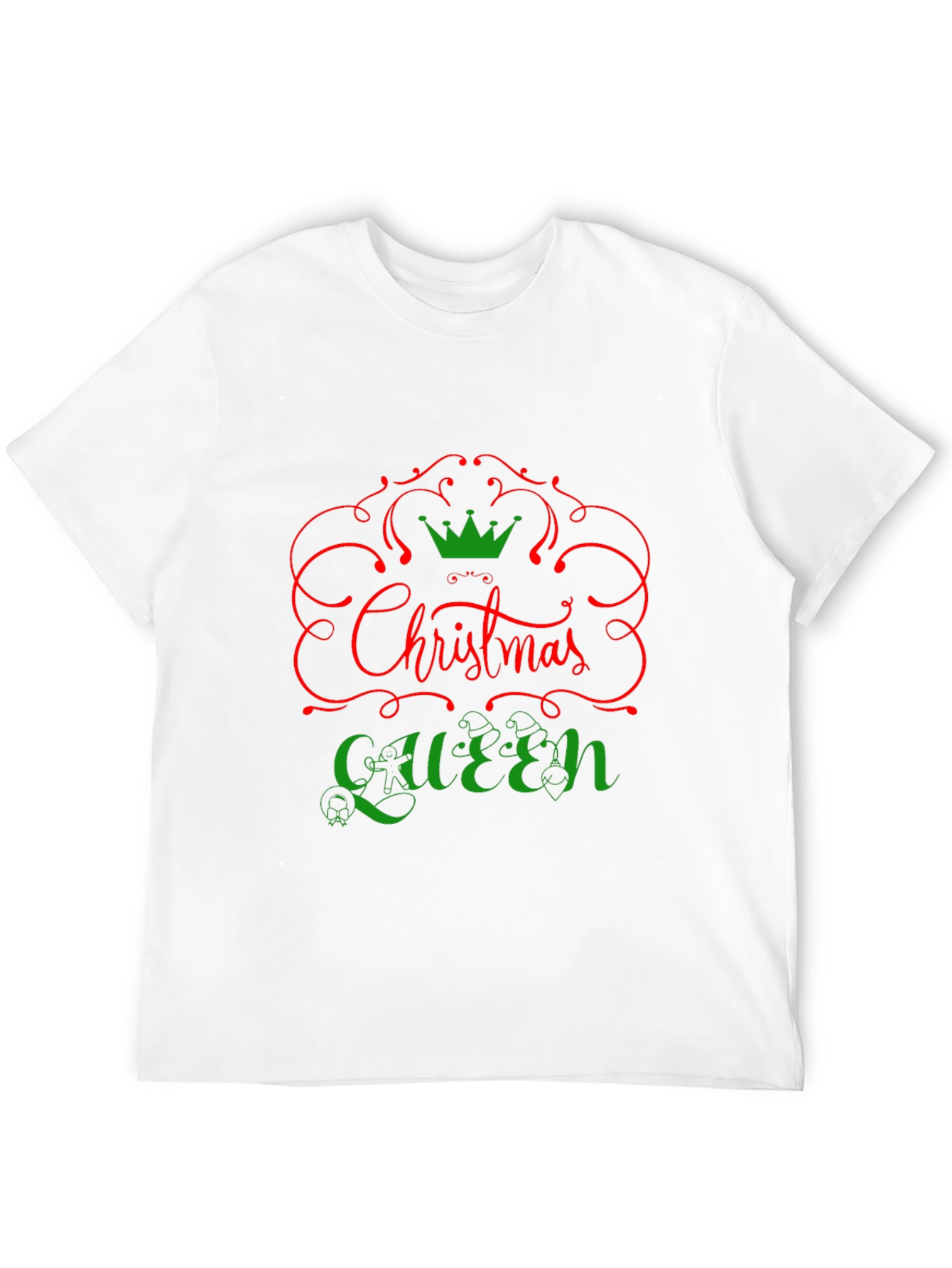 Christmas Queen Graphic T-Shirt - Holiday Festive Tee