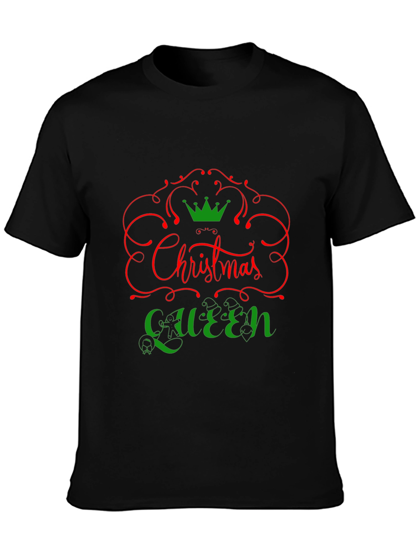 Christmas Queen Graphic T-Shirt - Holiday Festive Tee