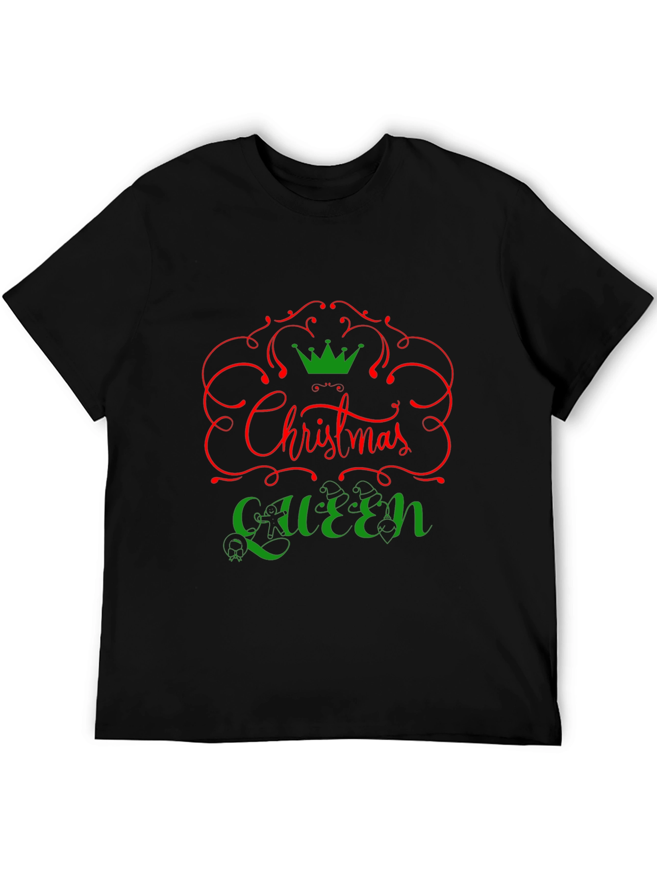 Christmas Queen Graphic T-Shirt - Holiday Festive Tee