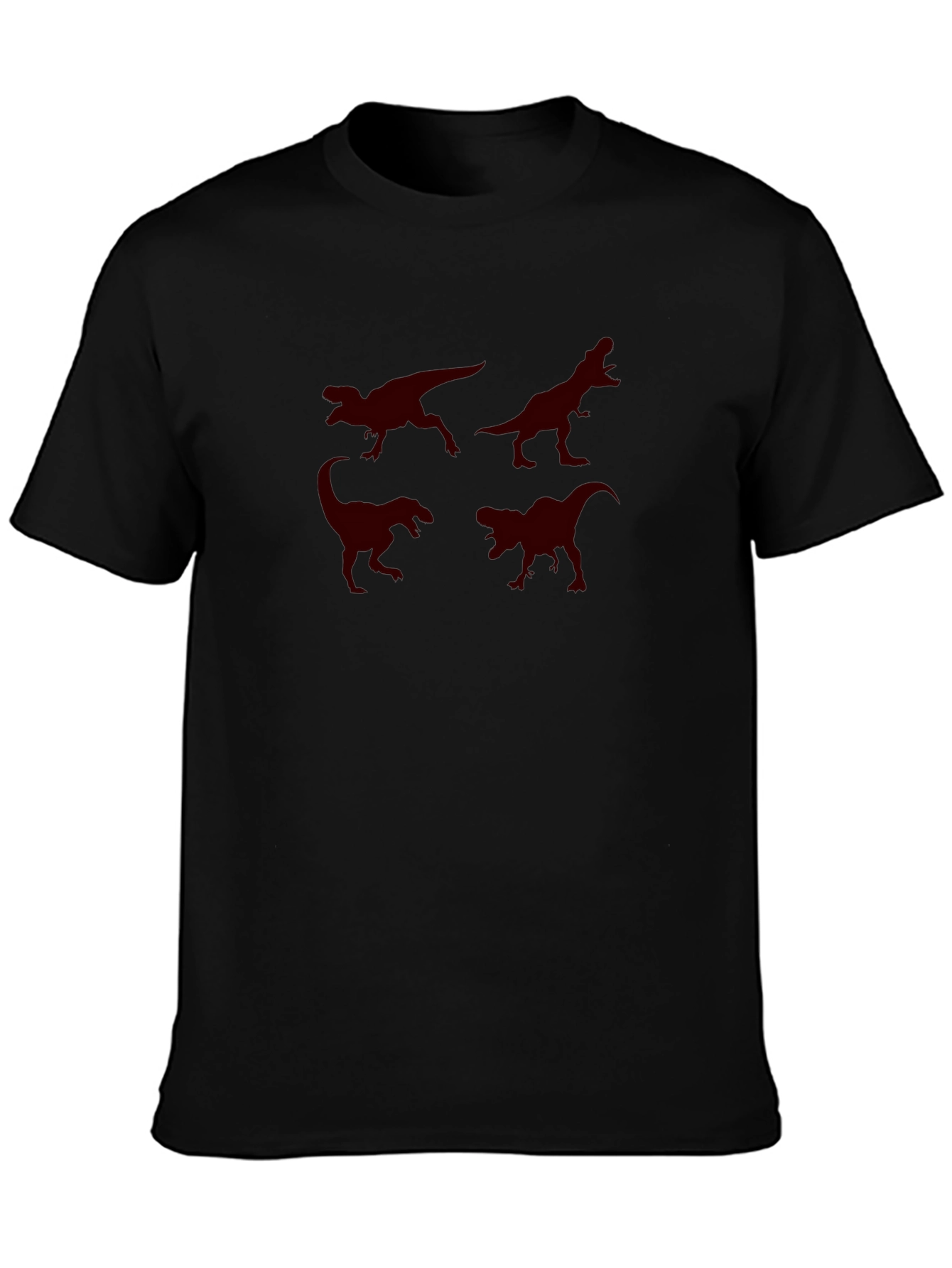 Dinosaur Graphic Print T-Shirt - Casual Comfort