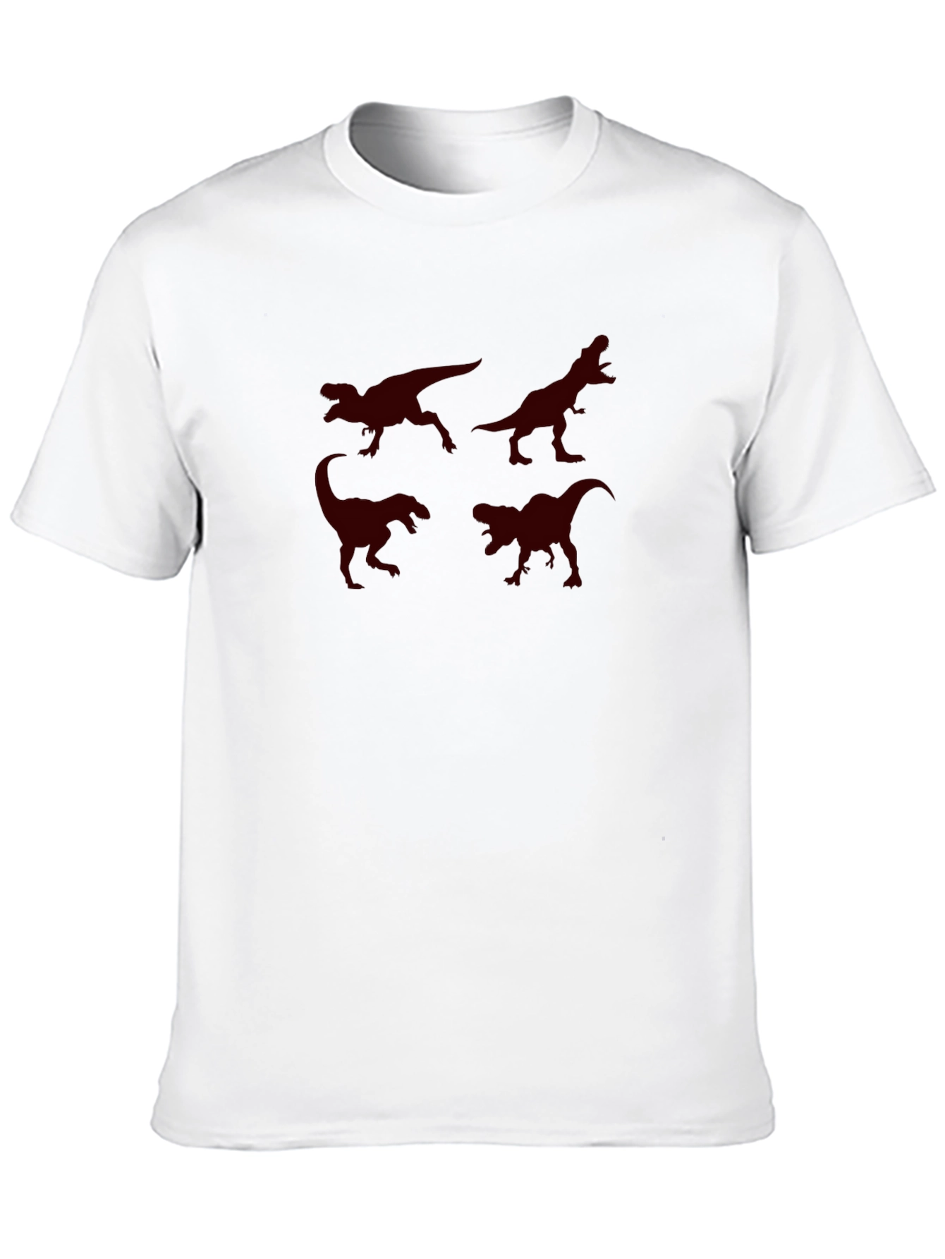 Dinosaur Graphic Print T-Shirt - Casual Comfort