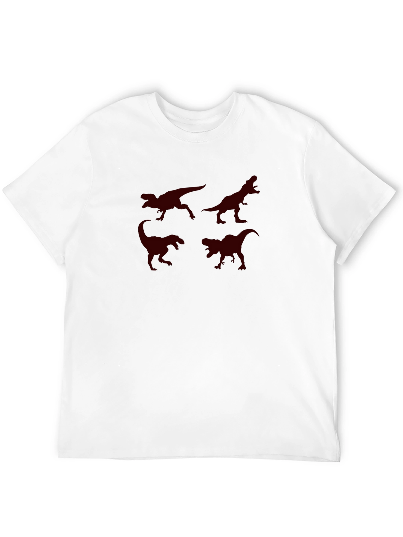 Dinosaur Graphic Print T-Shirt - Casual Comfort