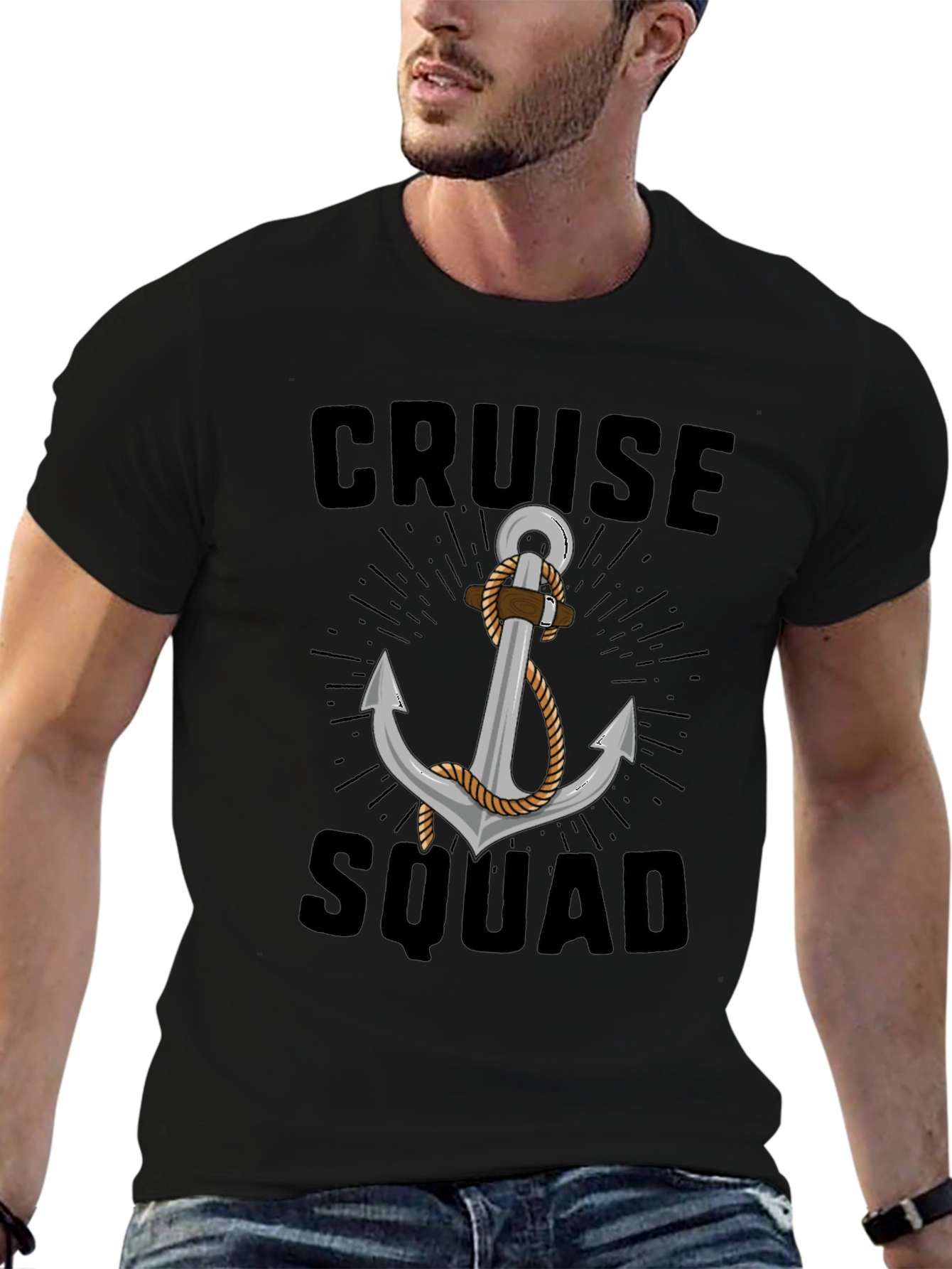 Cruise Squad Anchor Graphic T-Shirt
