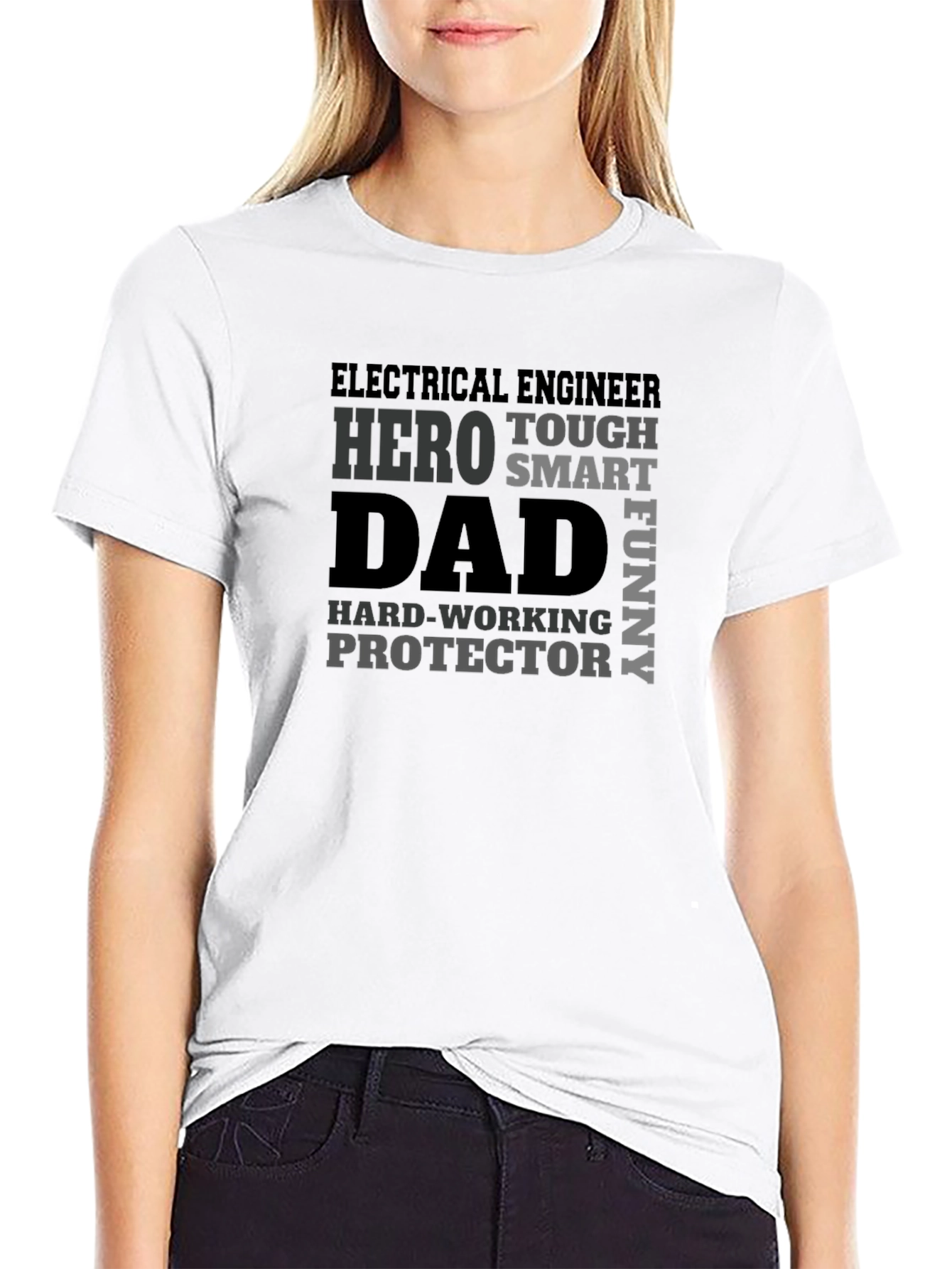 Electrical Engineer Dad Hero T-Shirt
