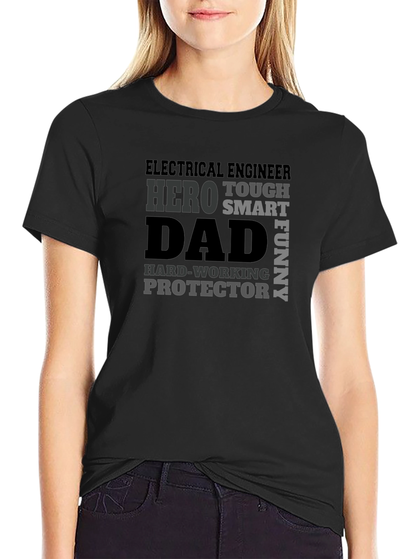 Electrical Engineer Dad Hero T-Shirt