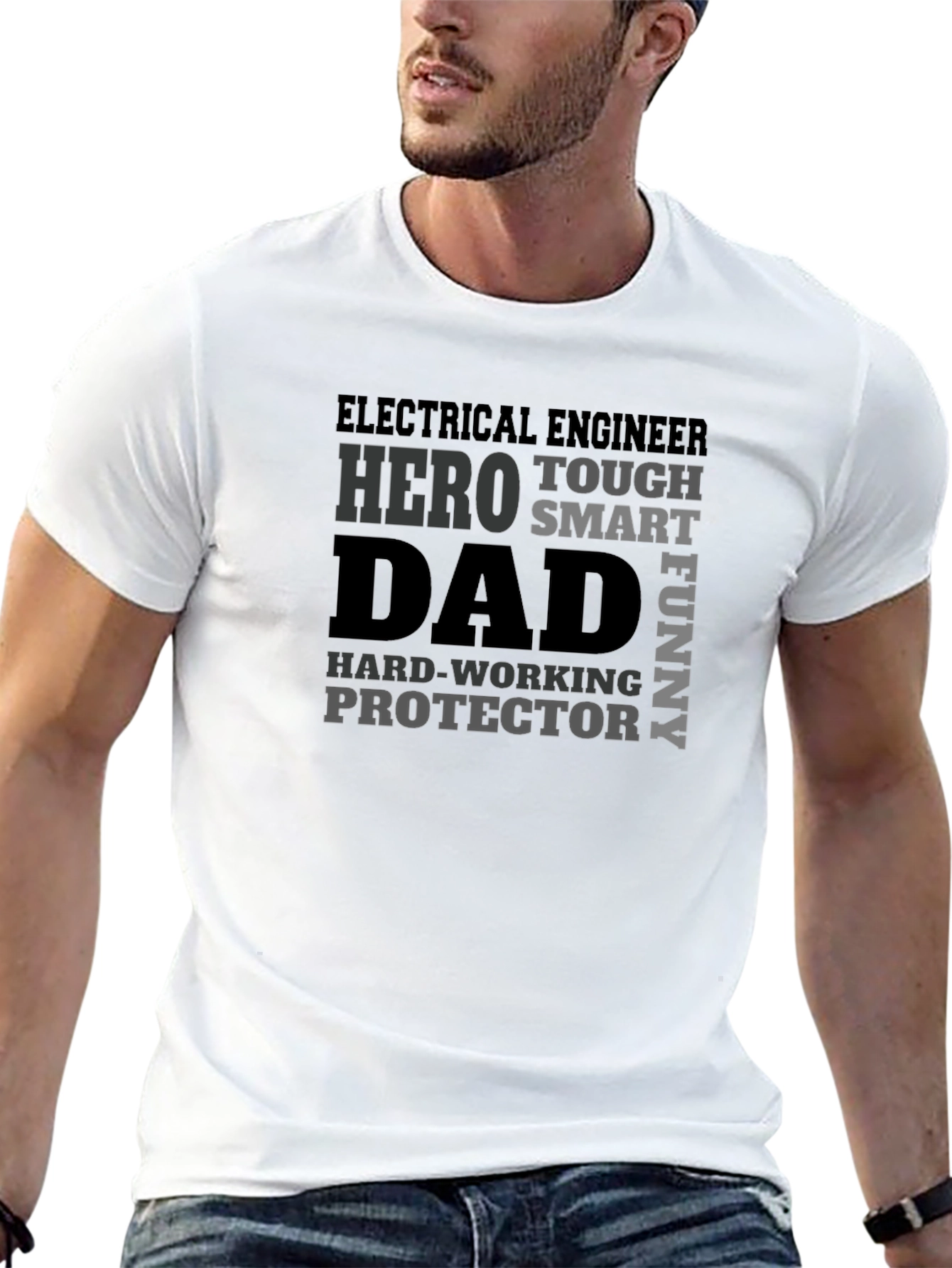 Electrical Engineer Dad Hero T-Shirt