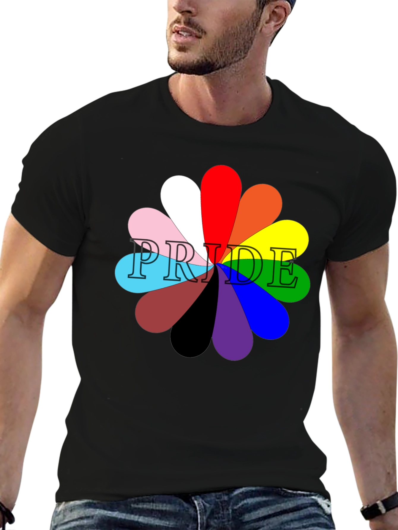 Pride Flower Graphic T-Shirt