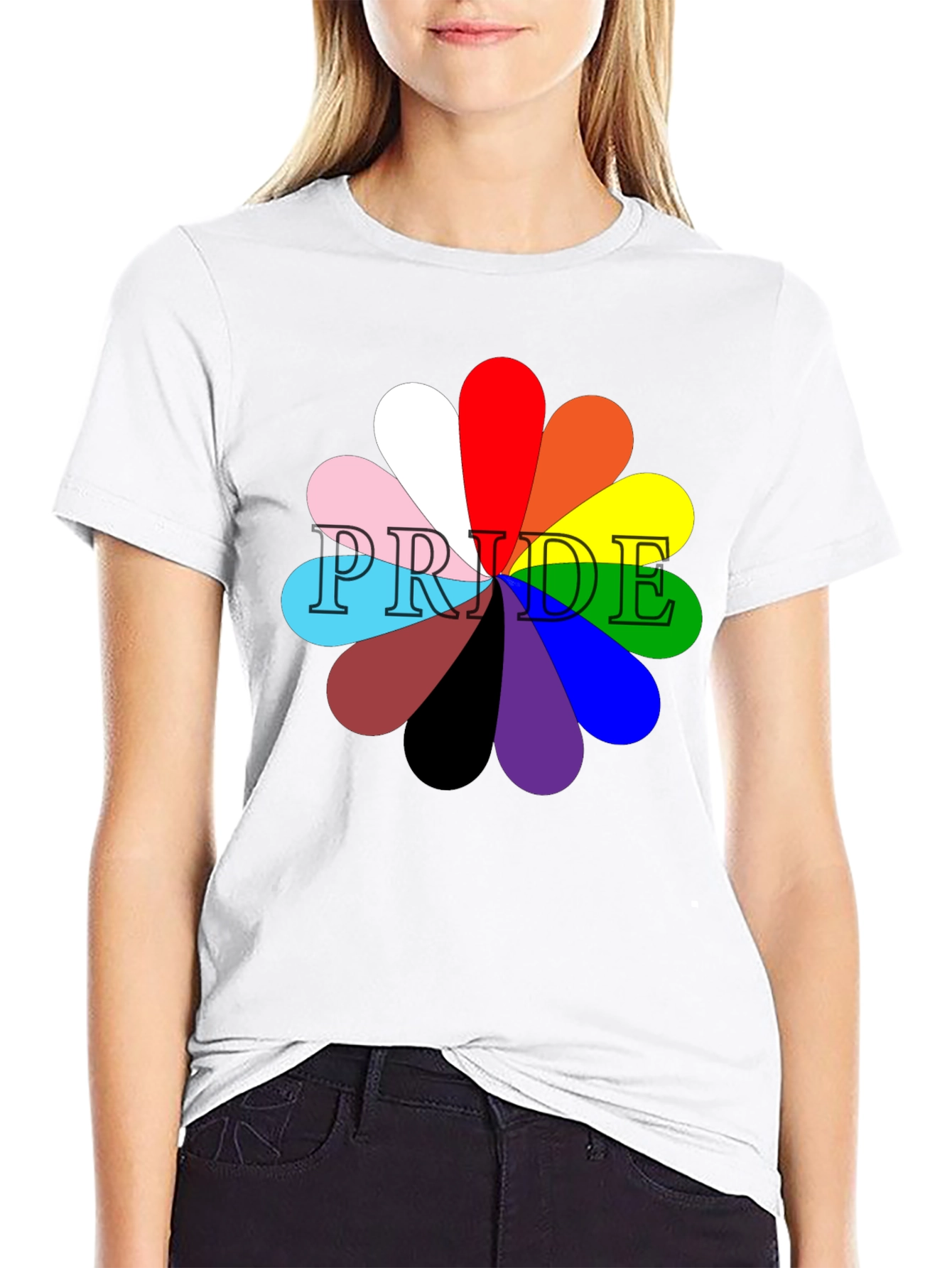 Pride Flower Graphic T-Shirt