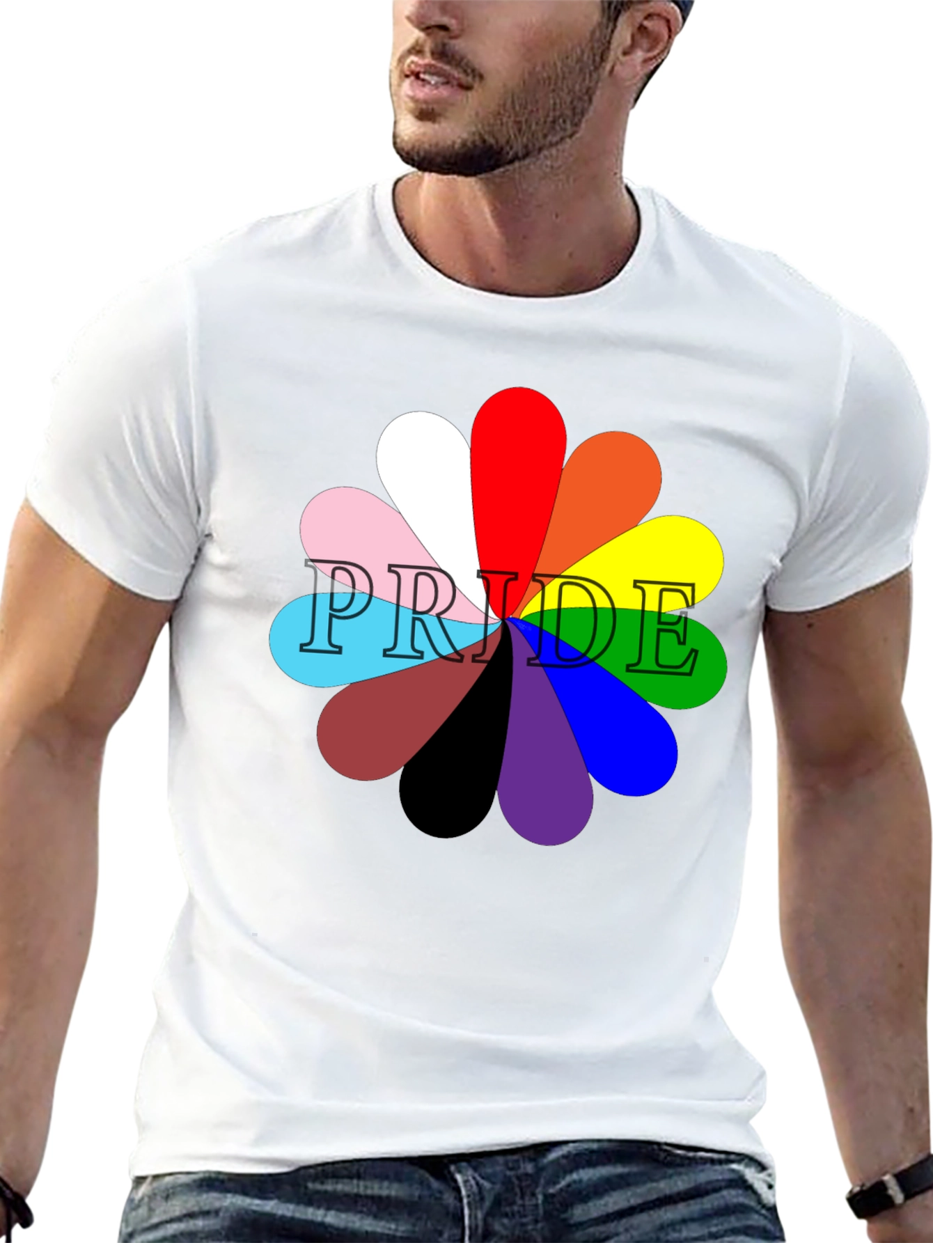 Pride Flower Graphic T-Shirt