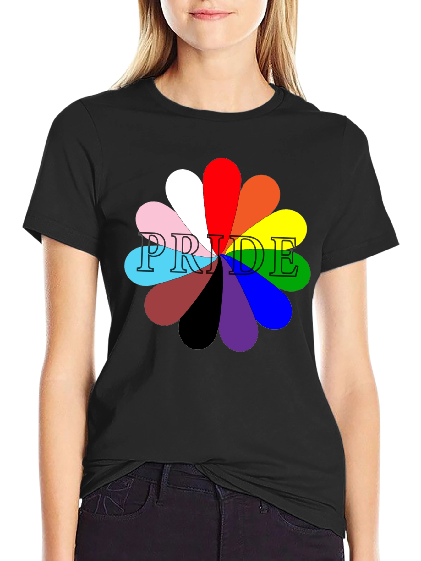 Pride Flower Graphic T-Shirt