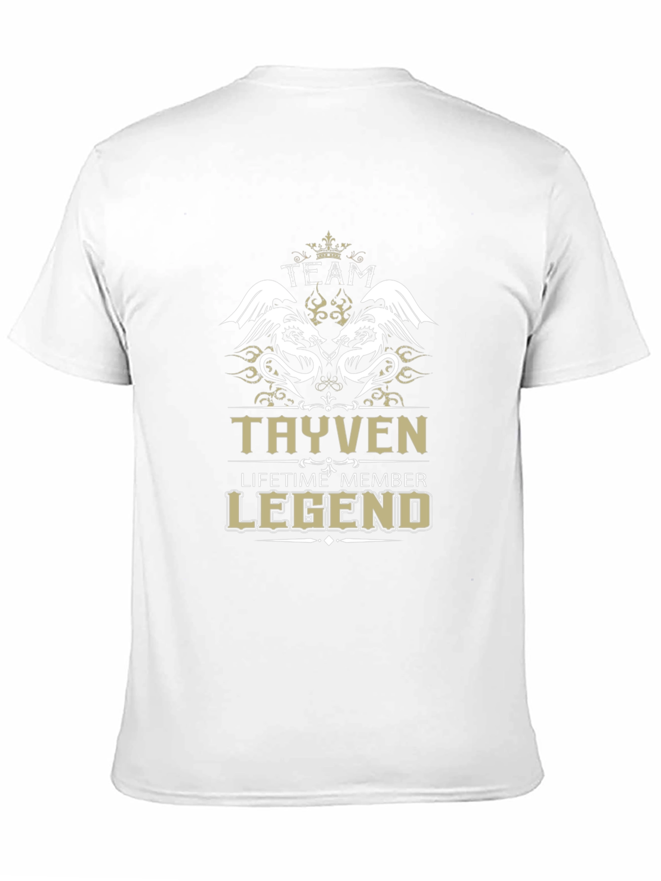 Team Tayven Legend Black Graphic T-Shirt