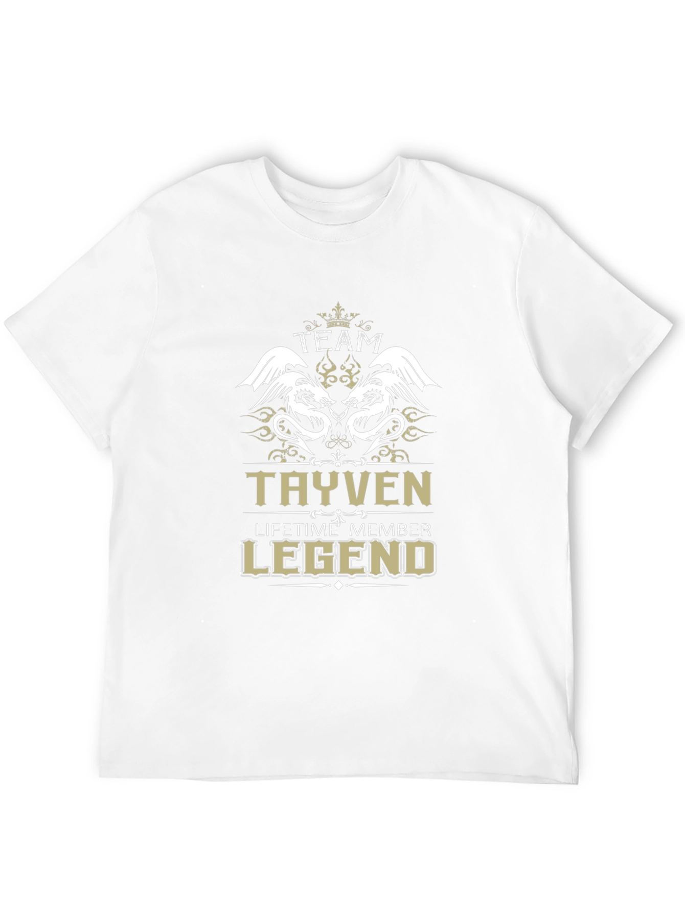 Team Tayven Legend Black Graphic T-Shirt