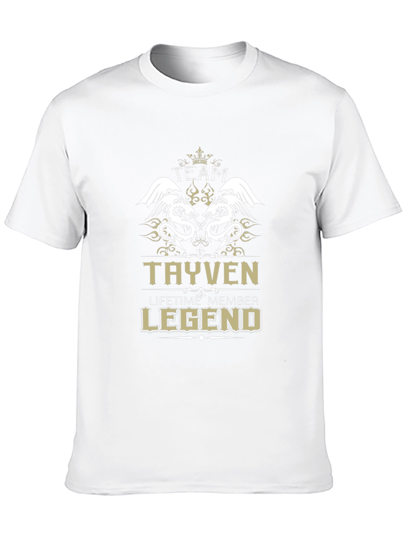 Team Tayven Legend Black Graphic T-Shirt