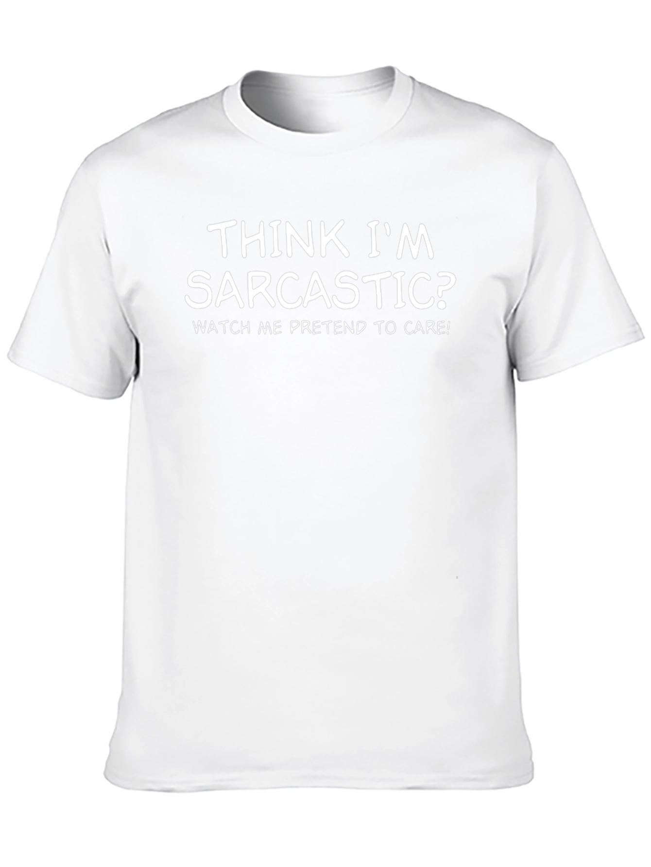 Sarcastic Humor Graphic T-Shirt - Black