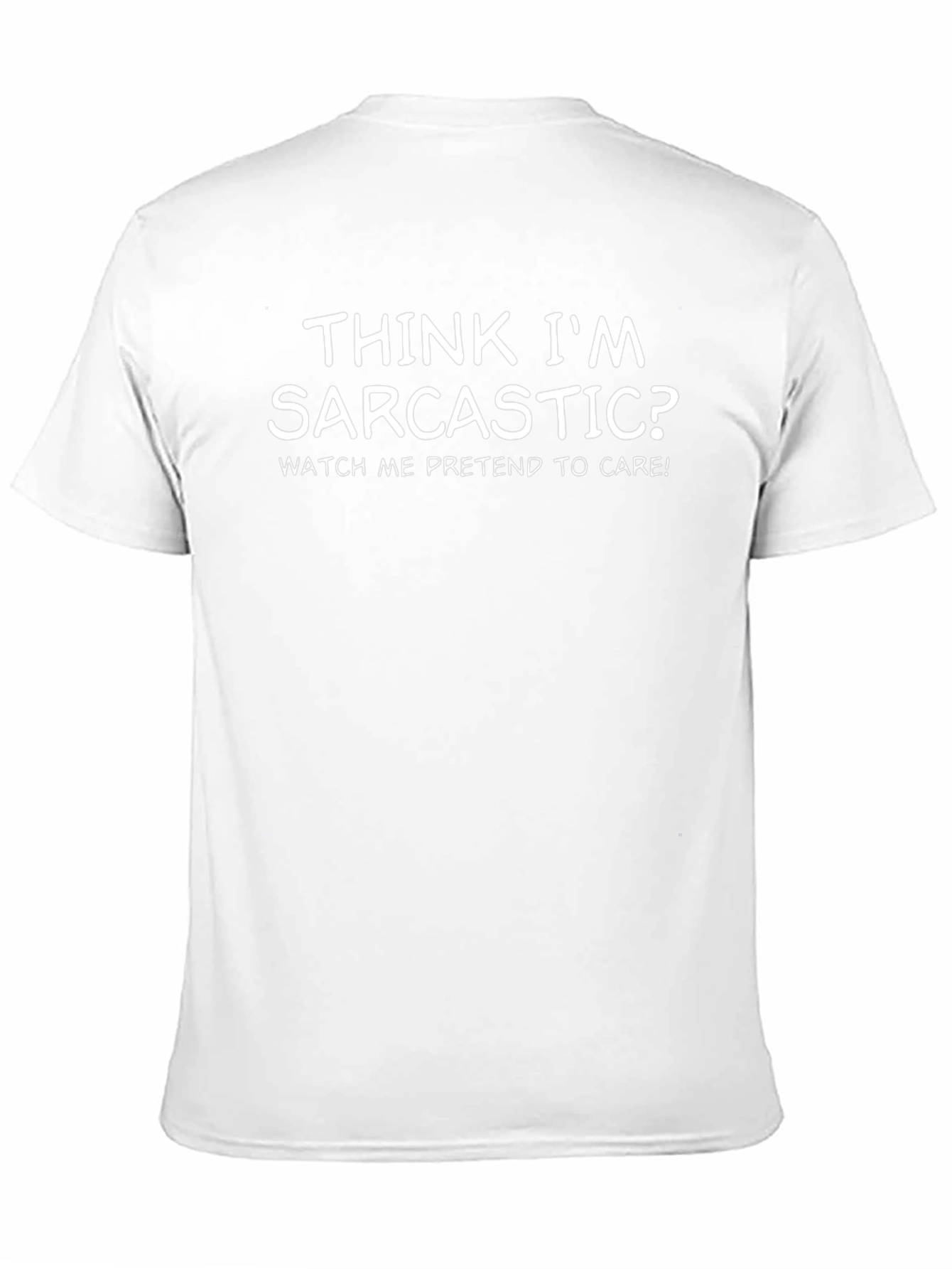Sarcastic Humor Graphic T-Shirt - Black