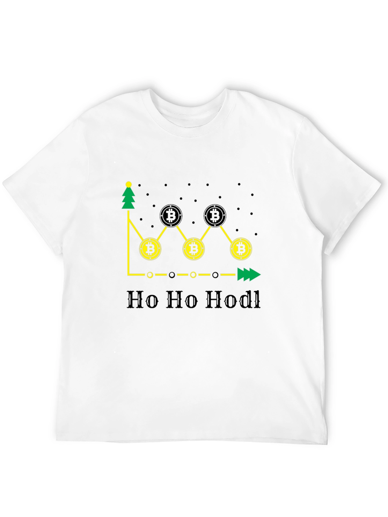 Bitcoin Holiday HODL Black T-Shirt
