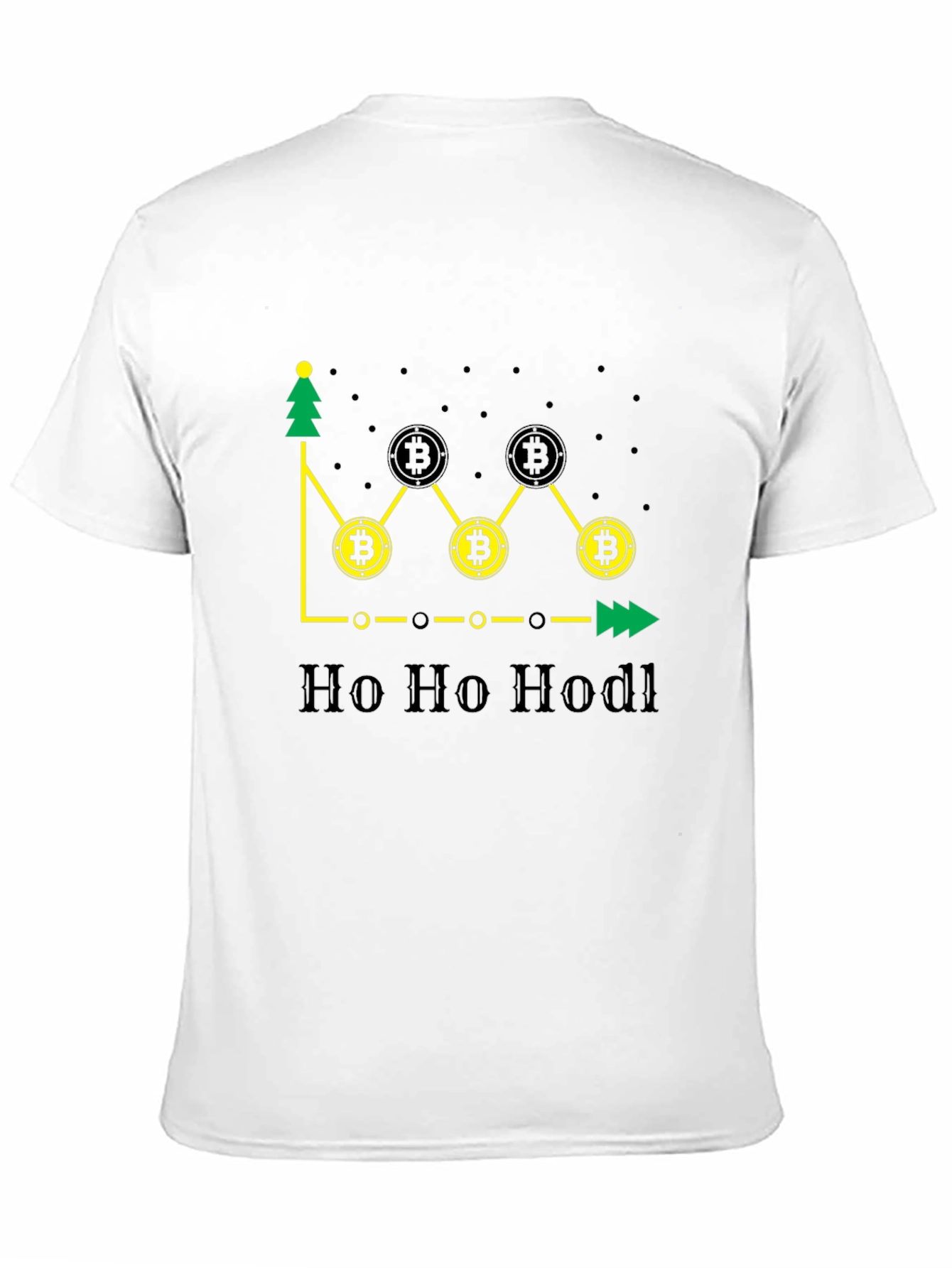 Bitcoin Holiday HODL Black T-Shirt