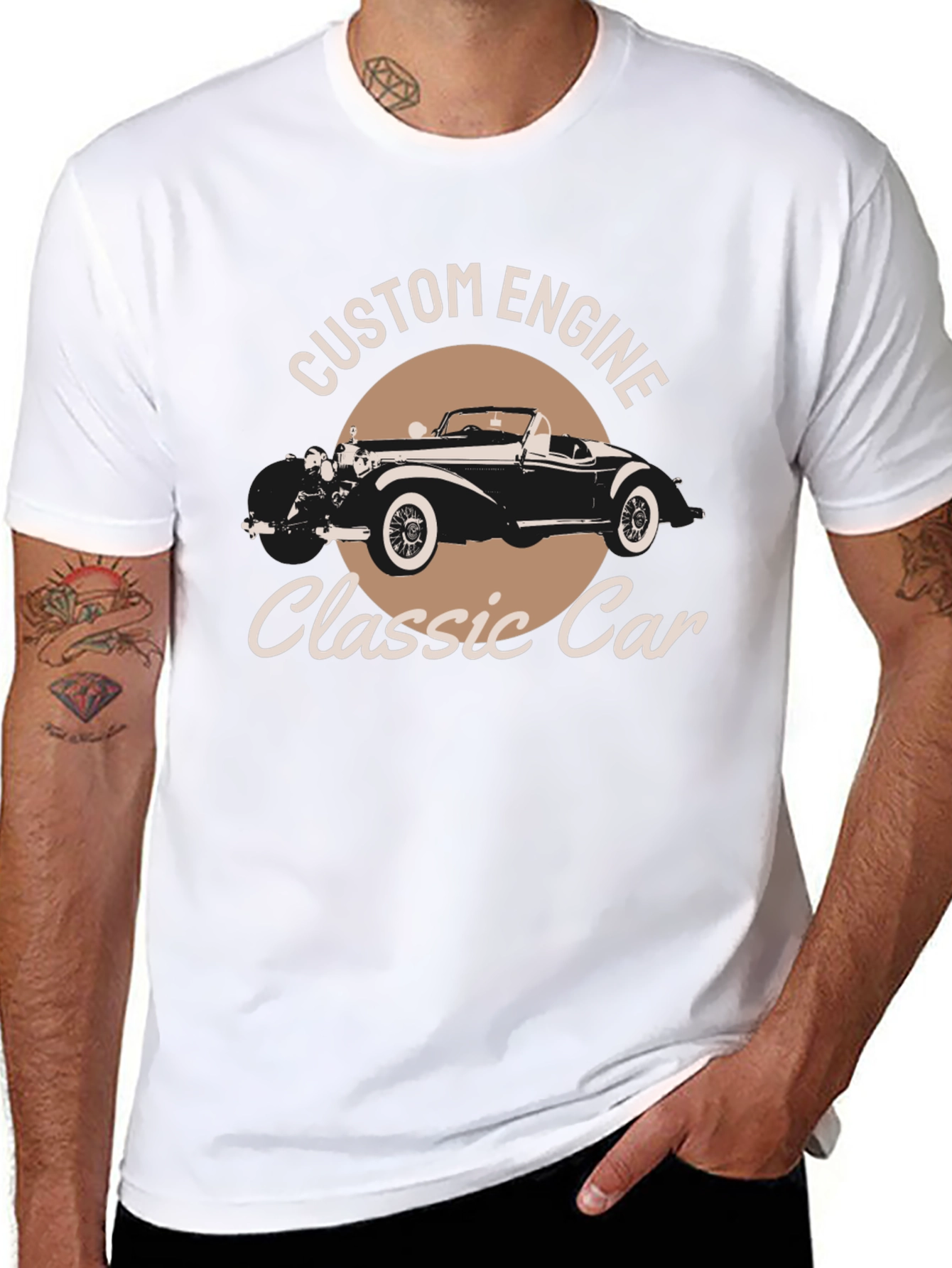 Classic Car Engine T-Shirt