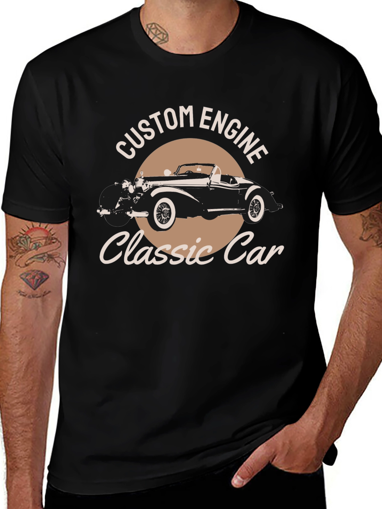 Classic Car Engine T-Shirt