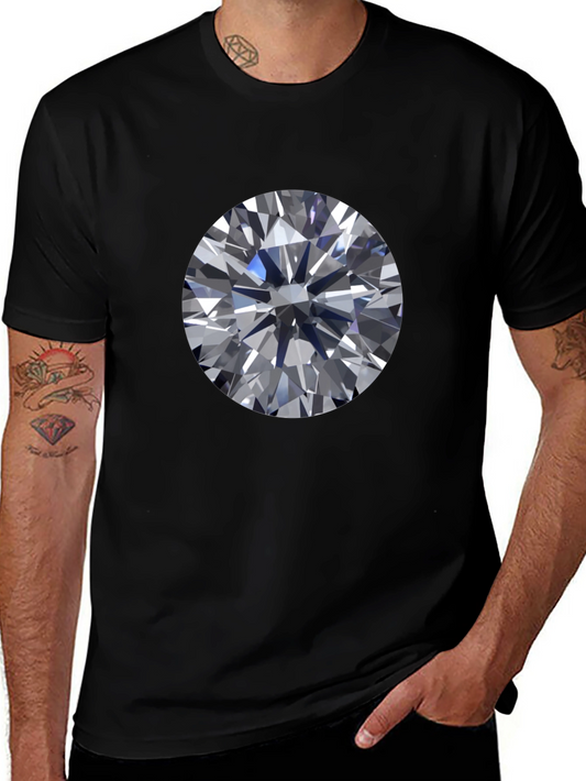 Diamond Graphic Tee - Modern Streetwear Style