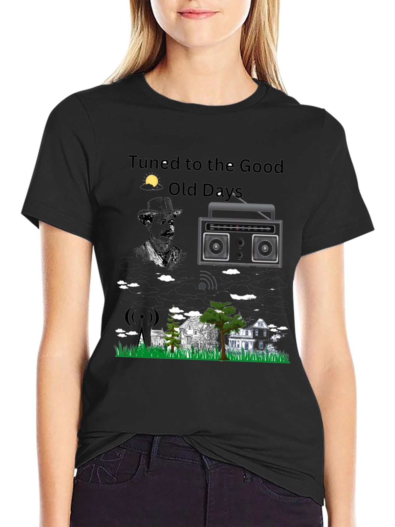 Tuned to the Good Old Days T-Shirt
