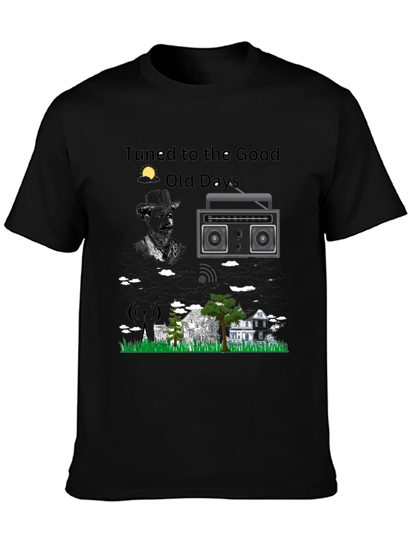 Tuned to the Good Old Days T-Shirt