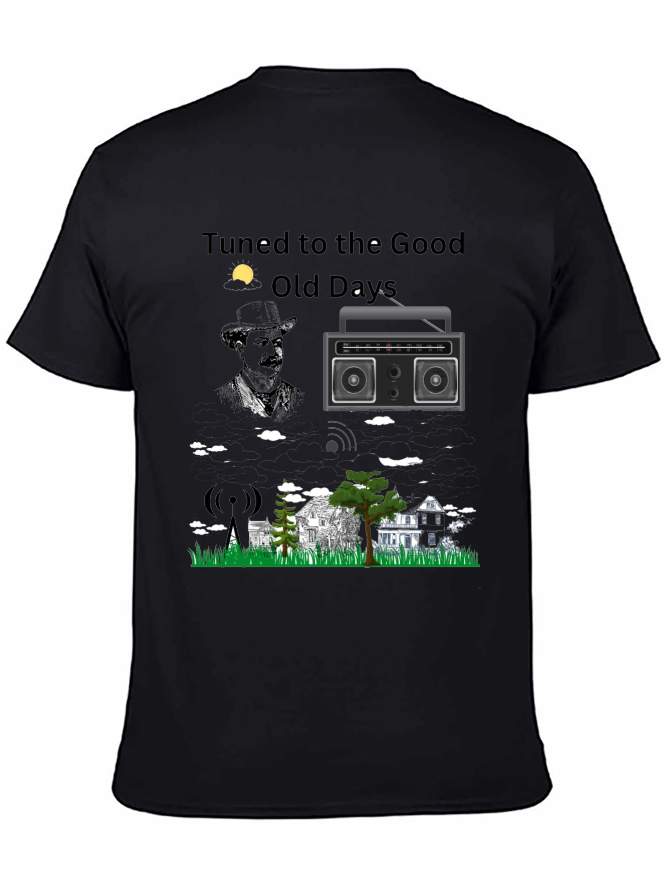 Tuned to the Good Old Days T-Shirt