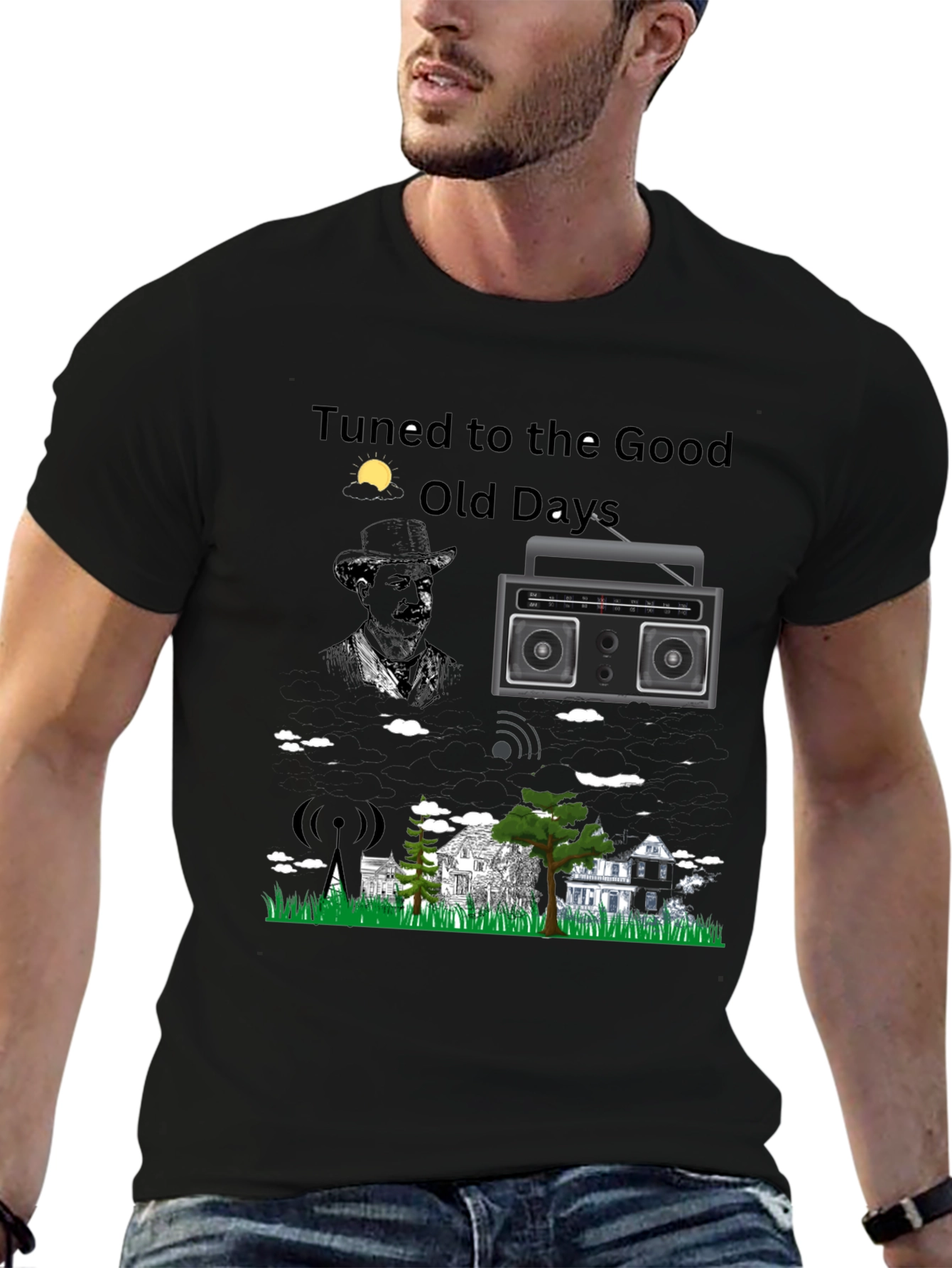 Tuned to the Good Old Days T-Shirt