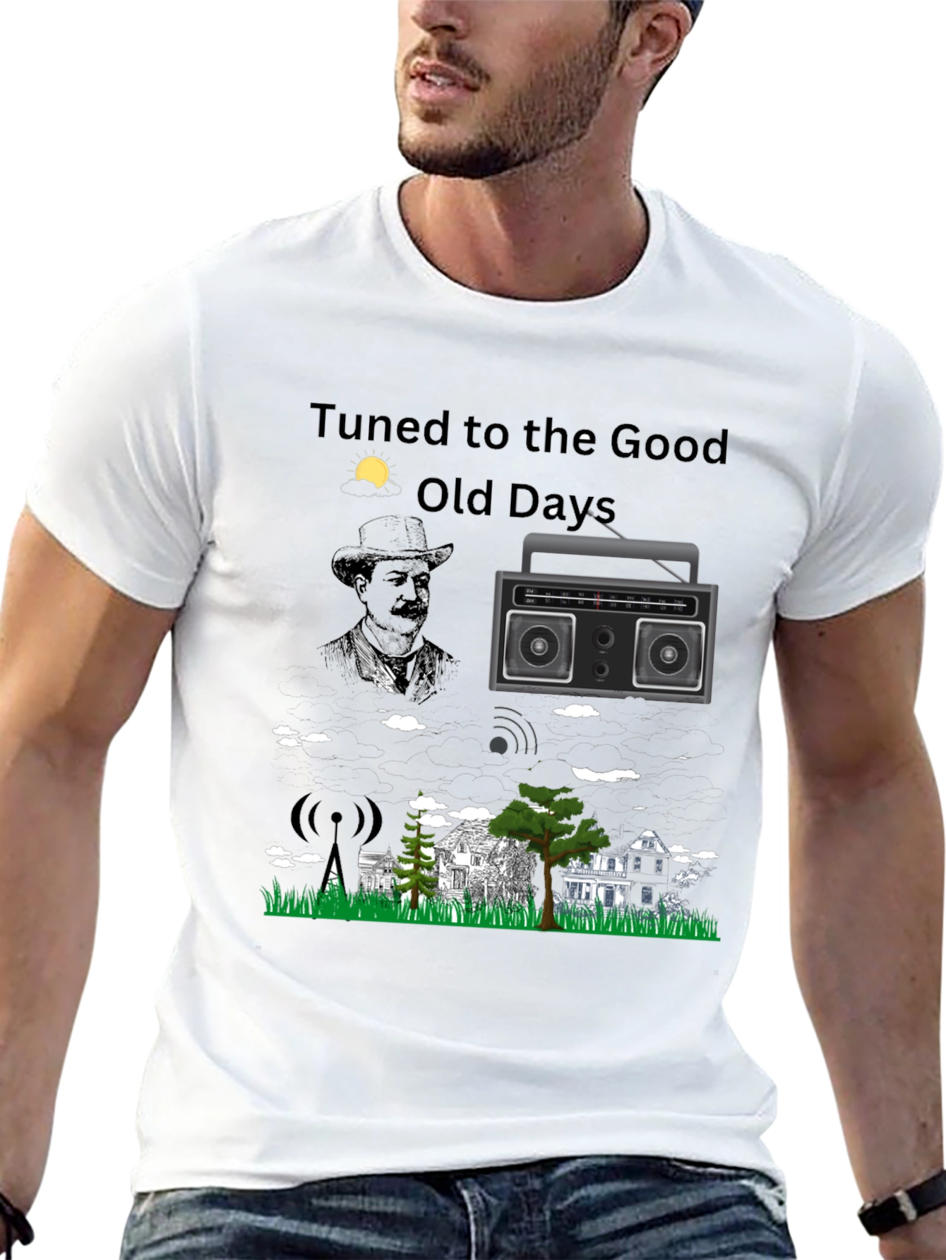Tuned to the Good Old Days T-Shirt