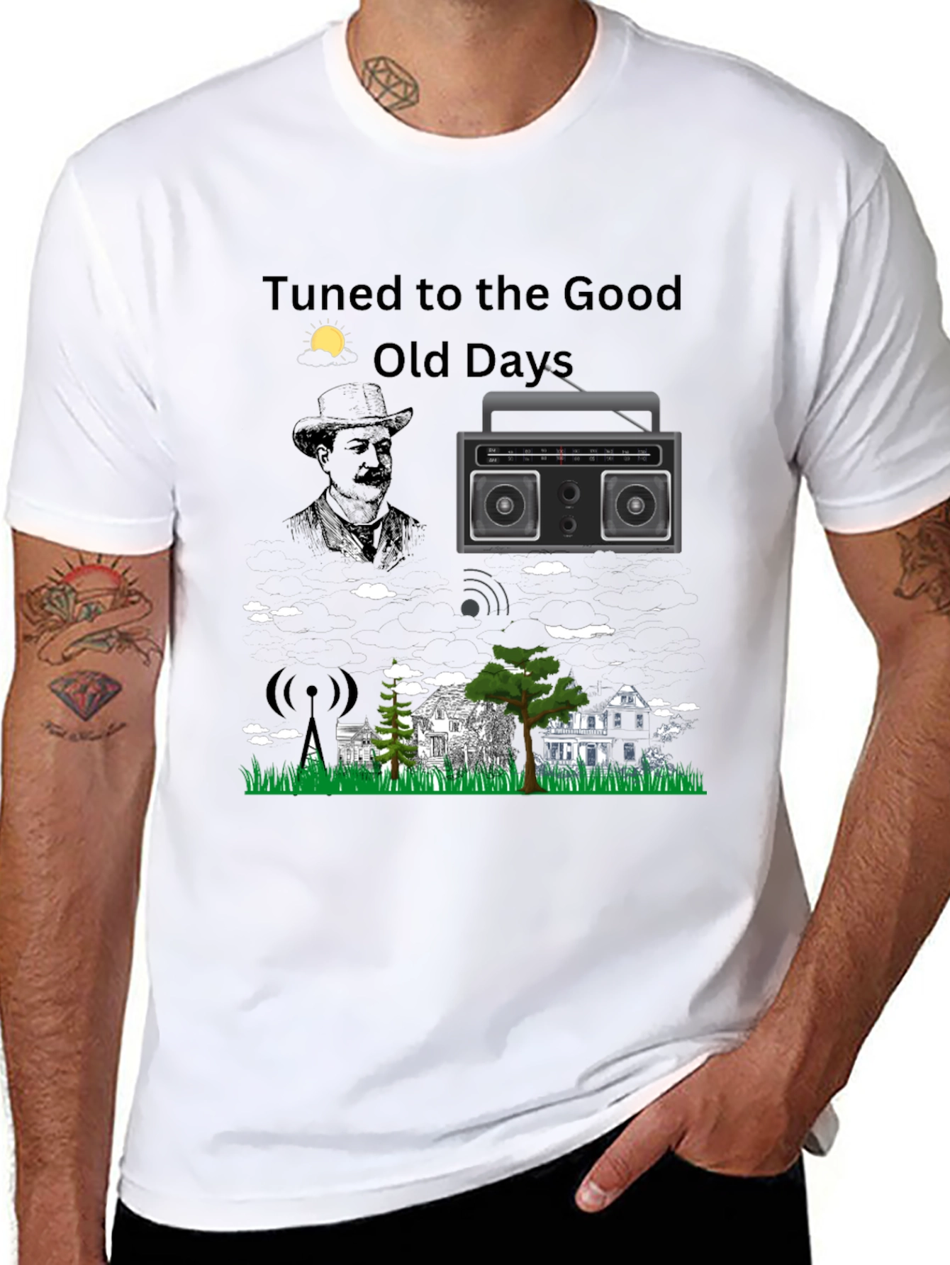 Tuned to the Good Old Days T-Shirt