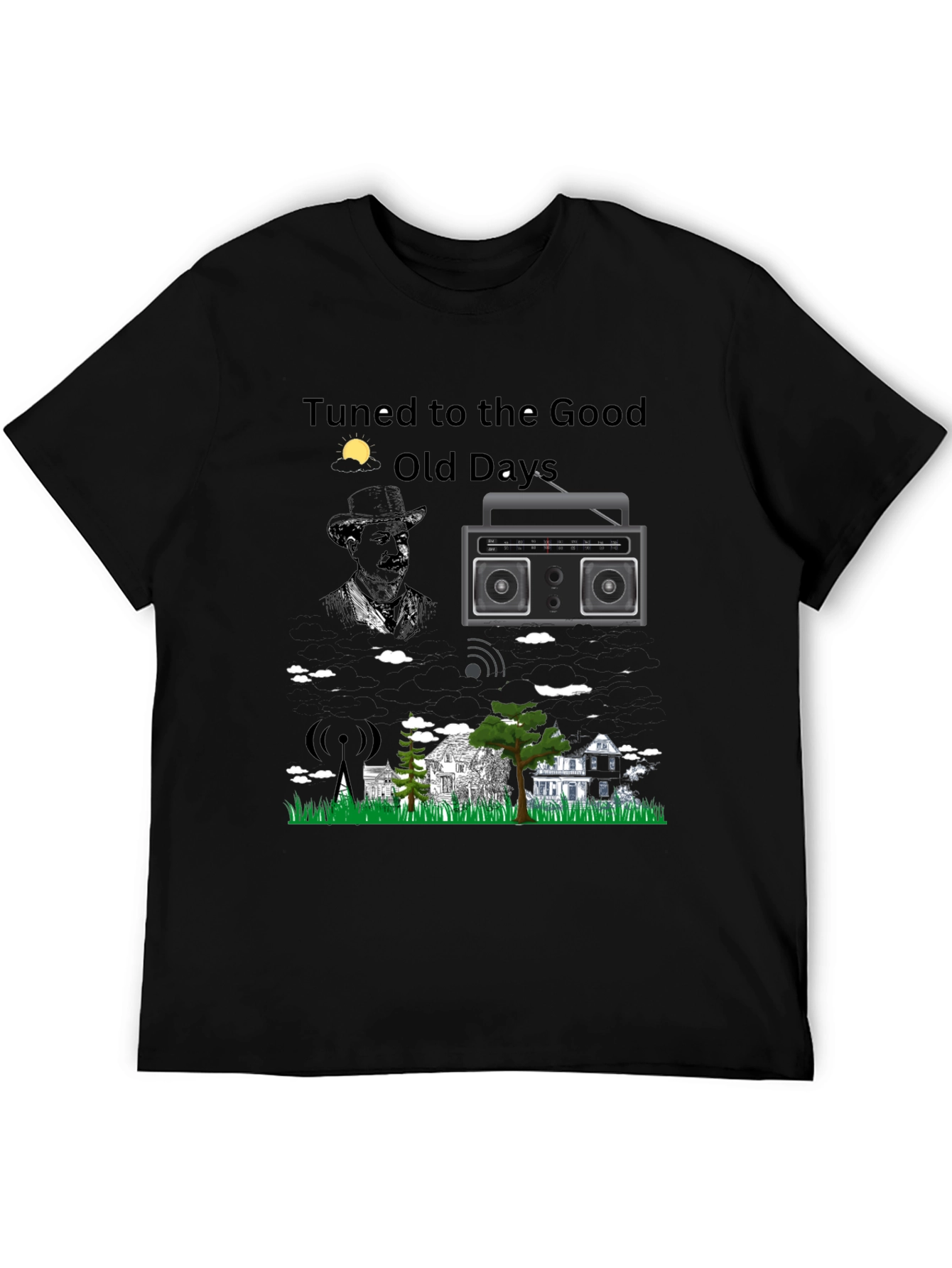 Tuned to the Good Old Days T-Shirt