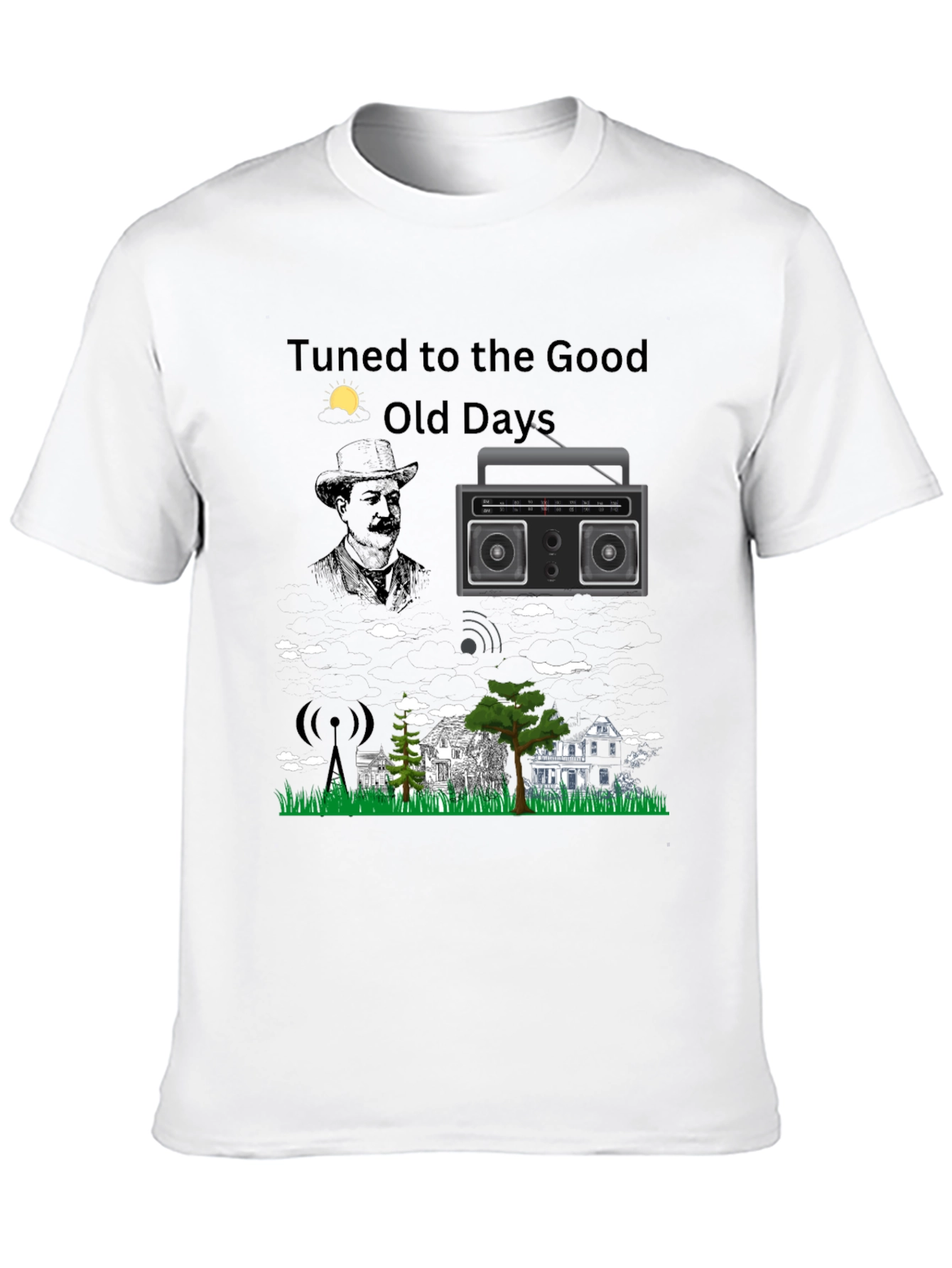 Tuned to the Good Old Days T-Shirt