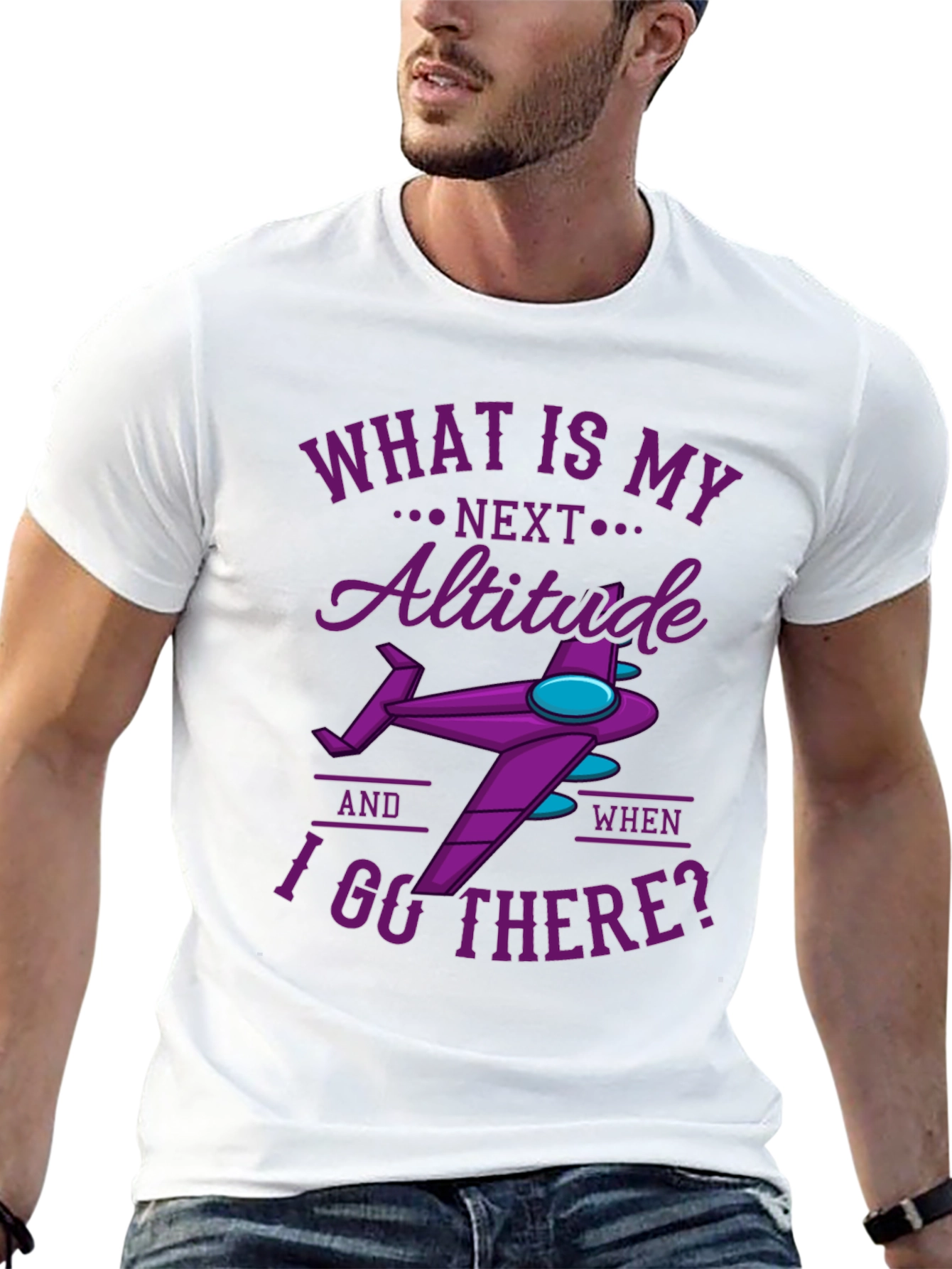 Altitude Airplane T-Shirt - Travel Gift Tee