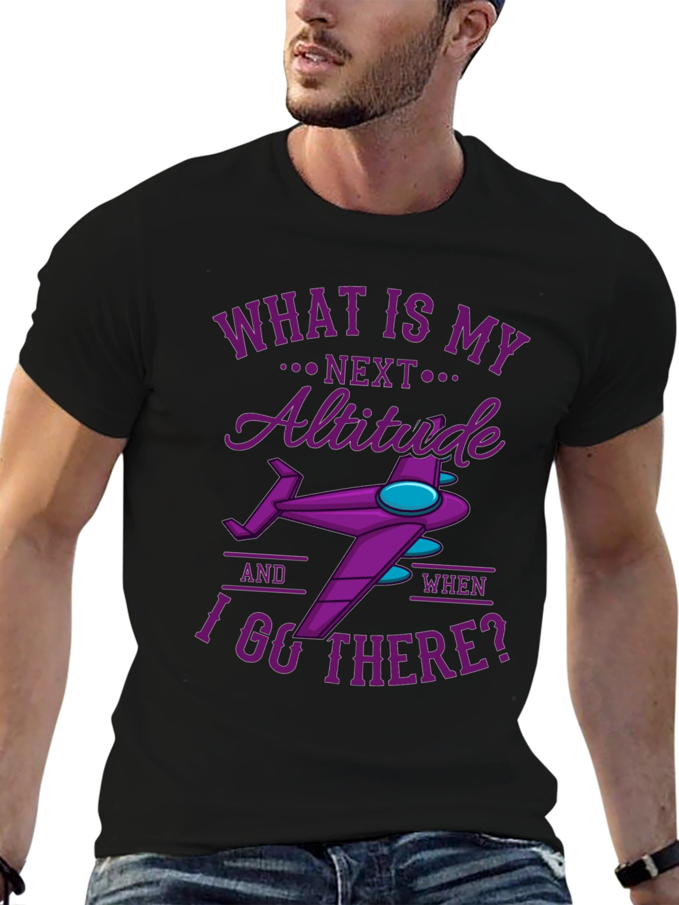 Altitude Airplane T-Shirt - Travel Gift Tee