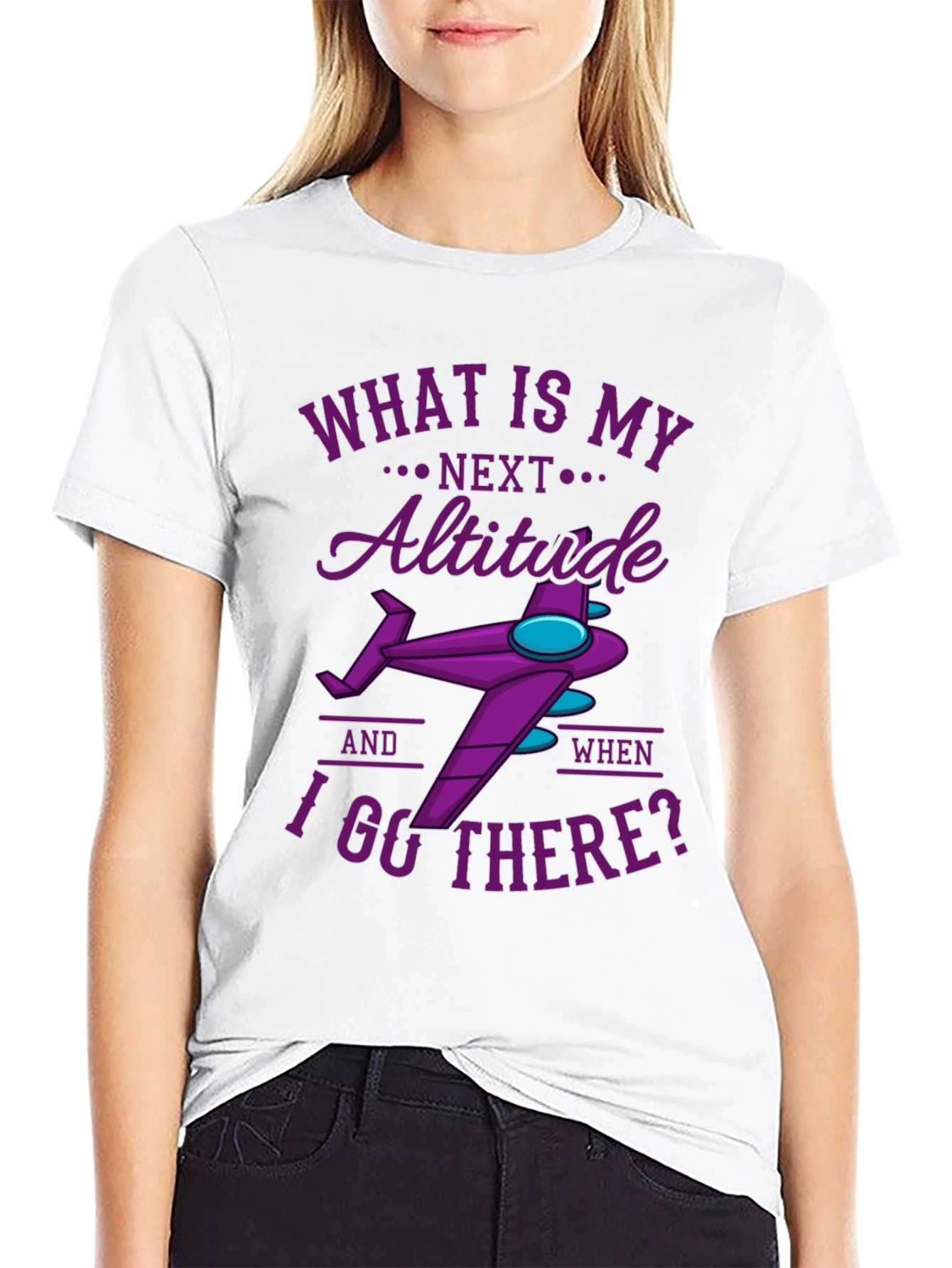 Altitude Airplane T-Shirt - Travel Gift Tee