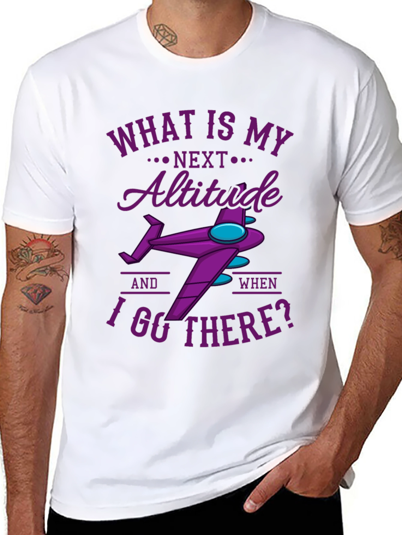 Altitude Airplane T-Shirt - Travel Gift Tee