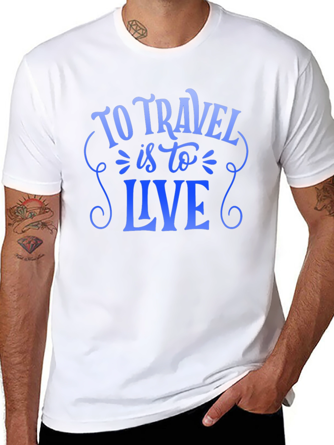 To Travel is to Live Black T-Shirt