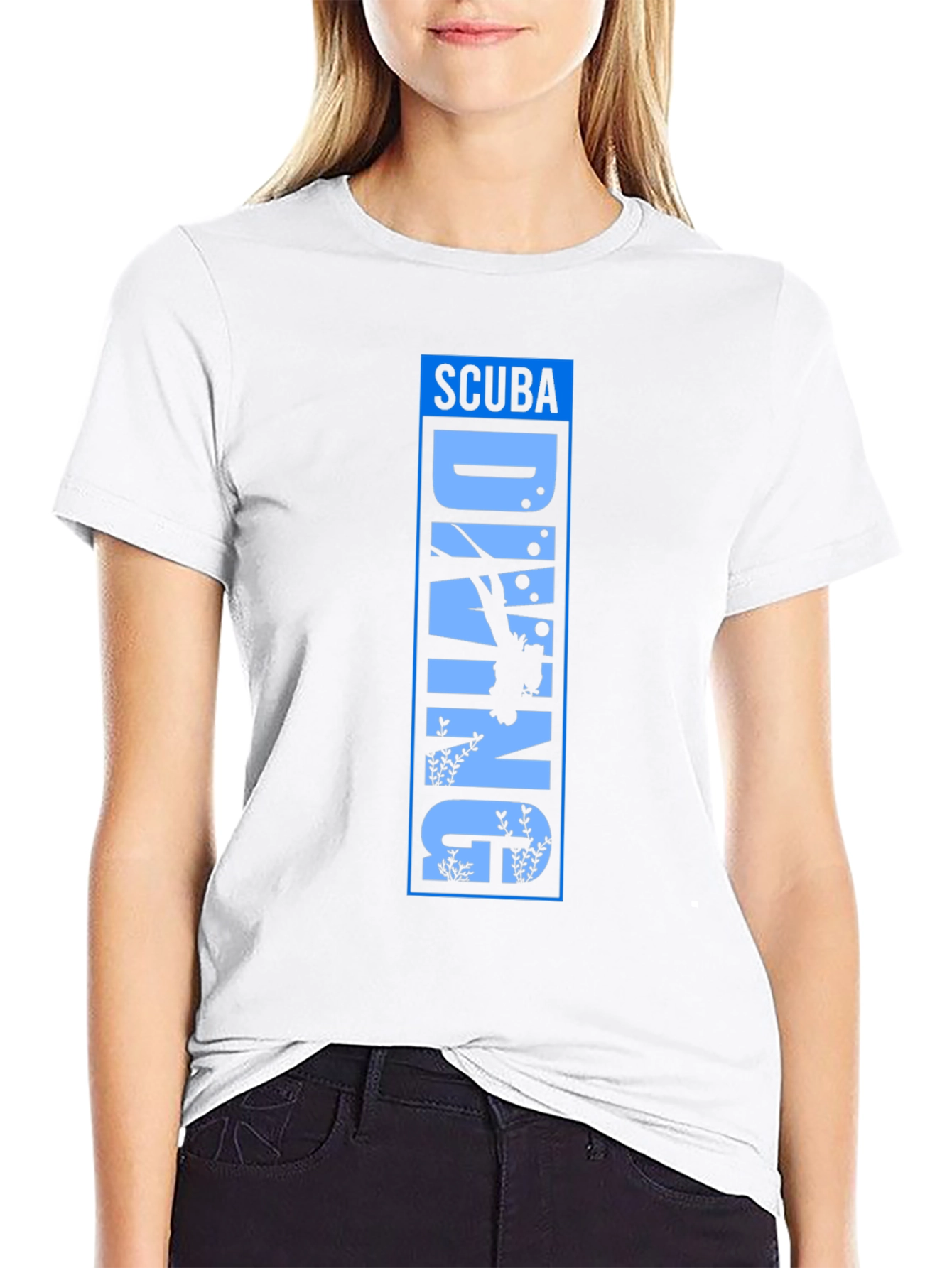 Scuba Diving Graphic Tee - Black Unisex T-Shirt