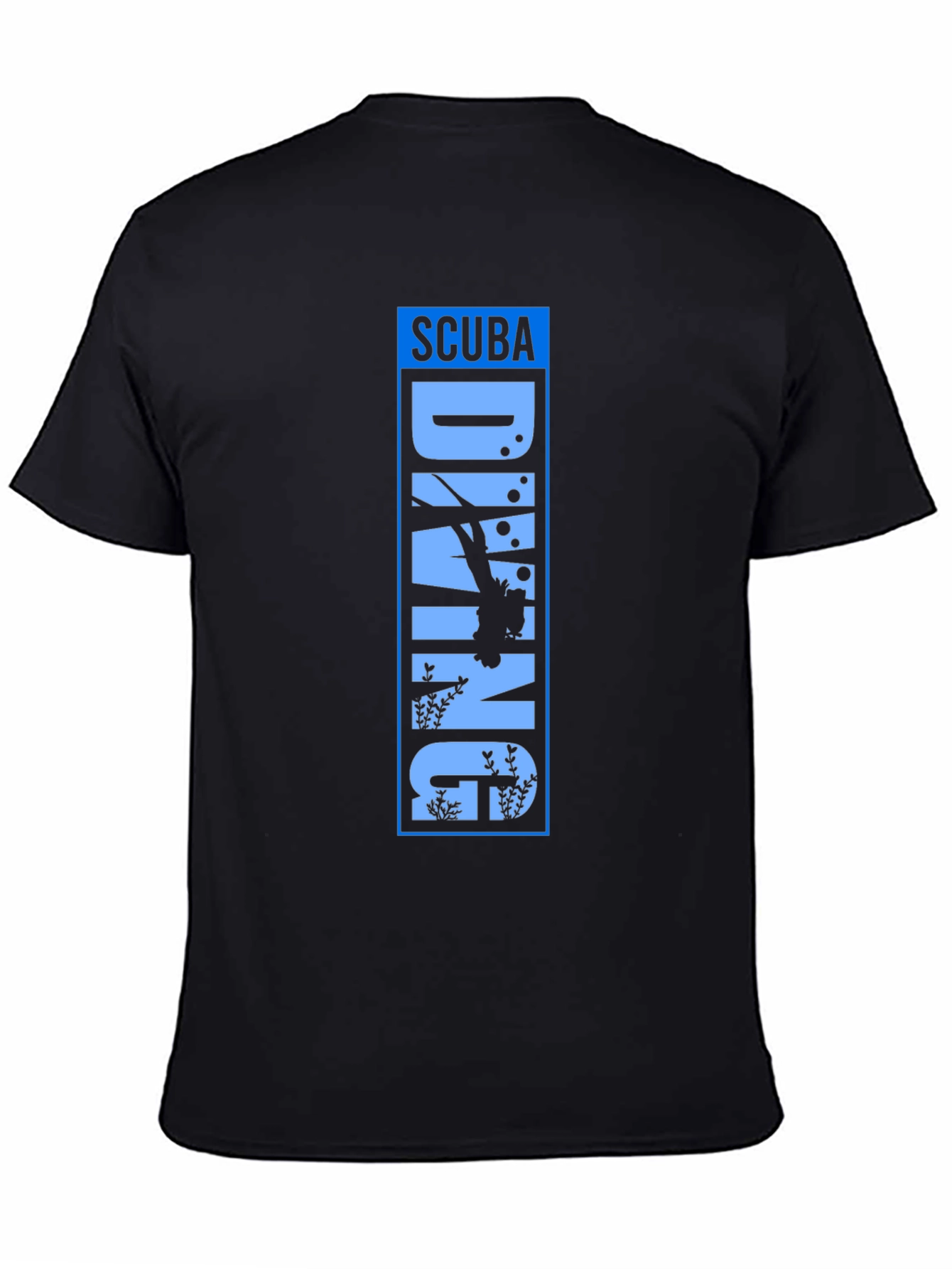 Scuba Diving Graphic Tee - Black Unisex T-Shirt