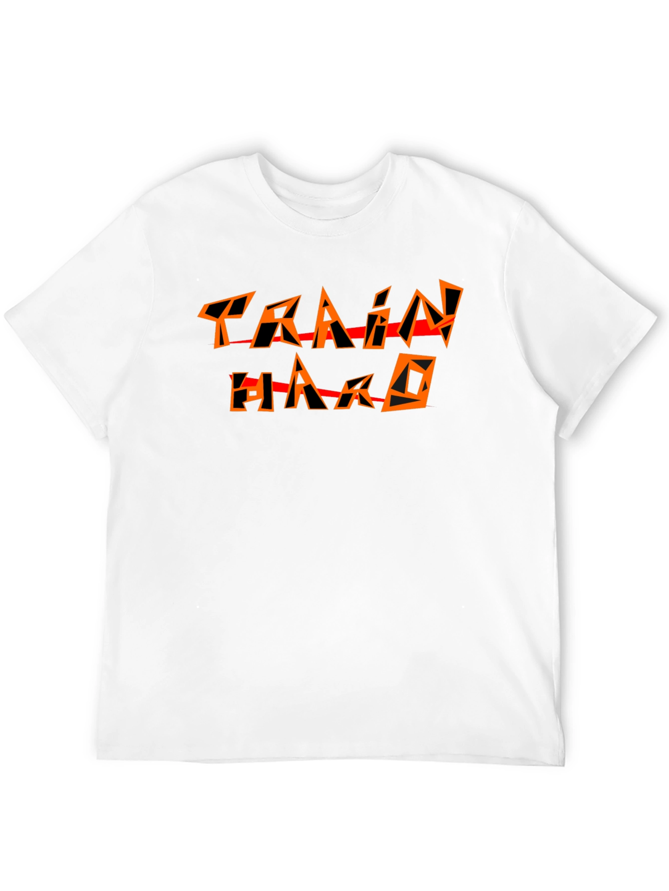 Train Hard Black Graphic Tee